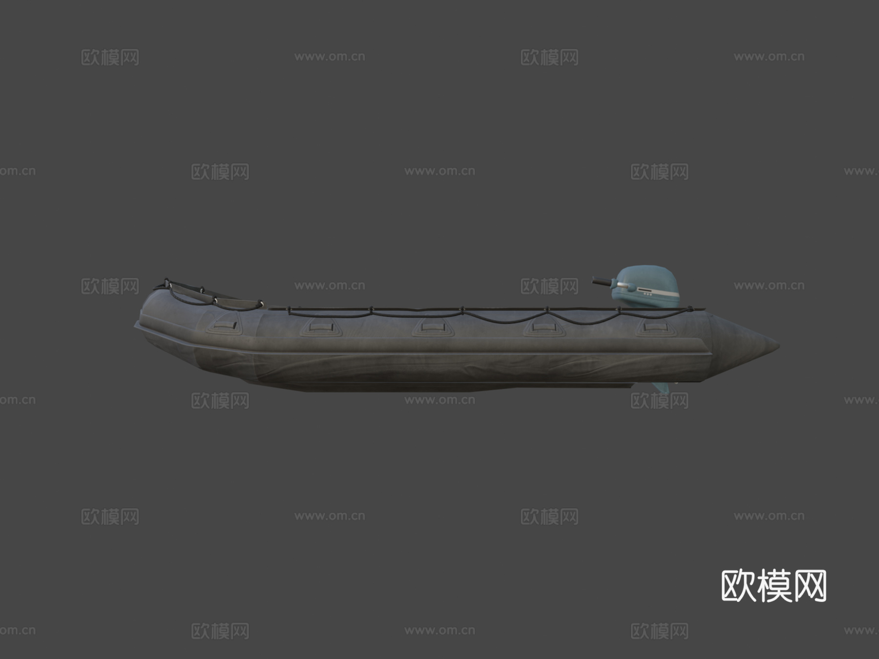 突击艇3d模型下载（渲染图5）