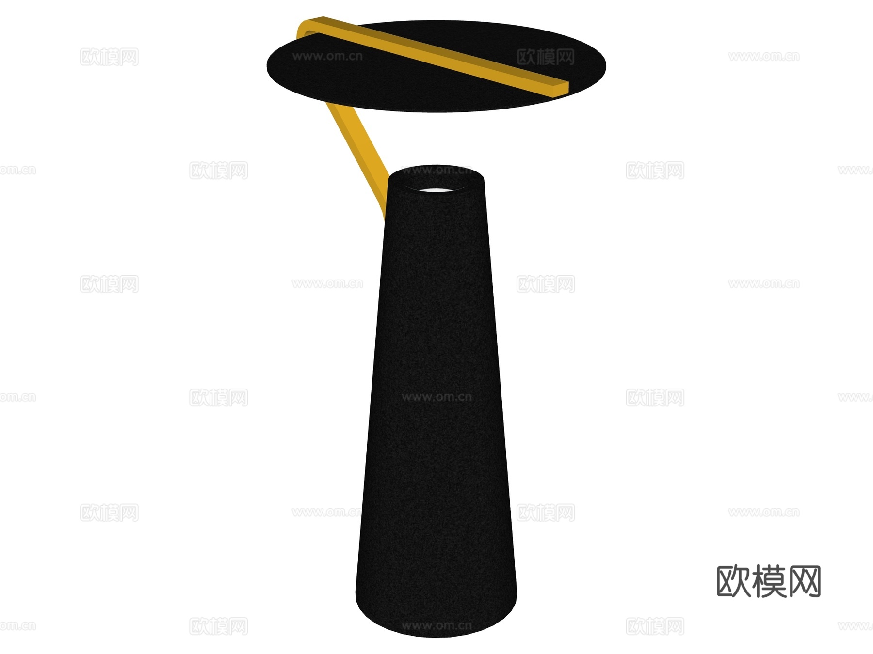 台灯 装饰灯具 氛围灯具 金属台灯su模型