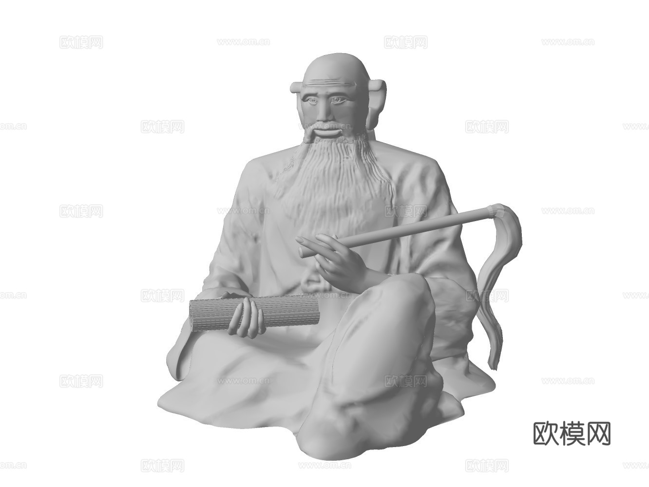 雕塑小品su模型