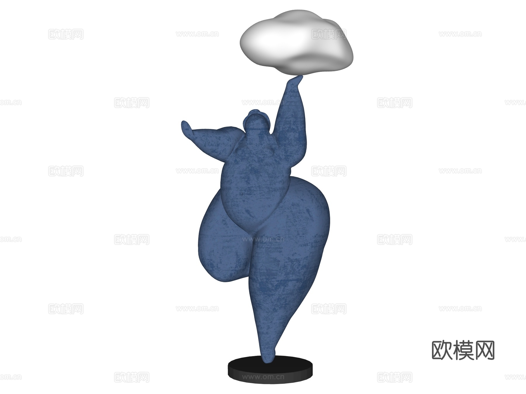 台灯 装饰灯具 氛围灯具 雕塑台灯su模型