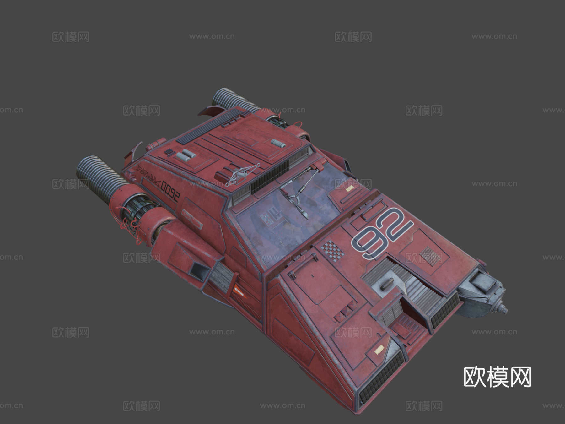 瑞秋的阿尔法罗密欧旋转车（银翼杀手）3d模型3d模型下载（渲染图8）