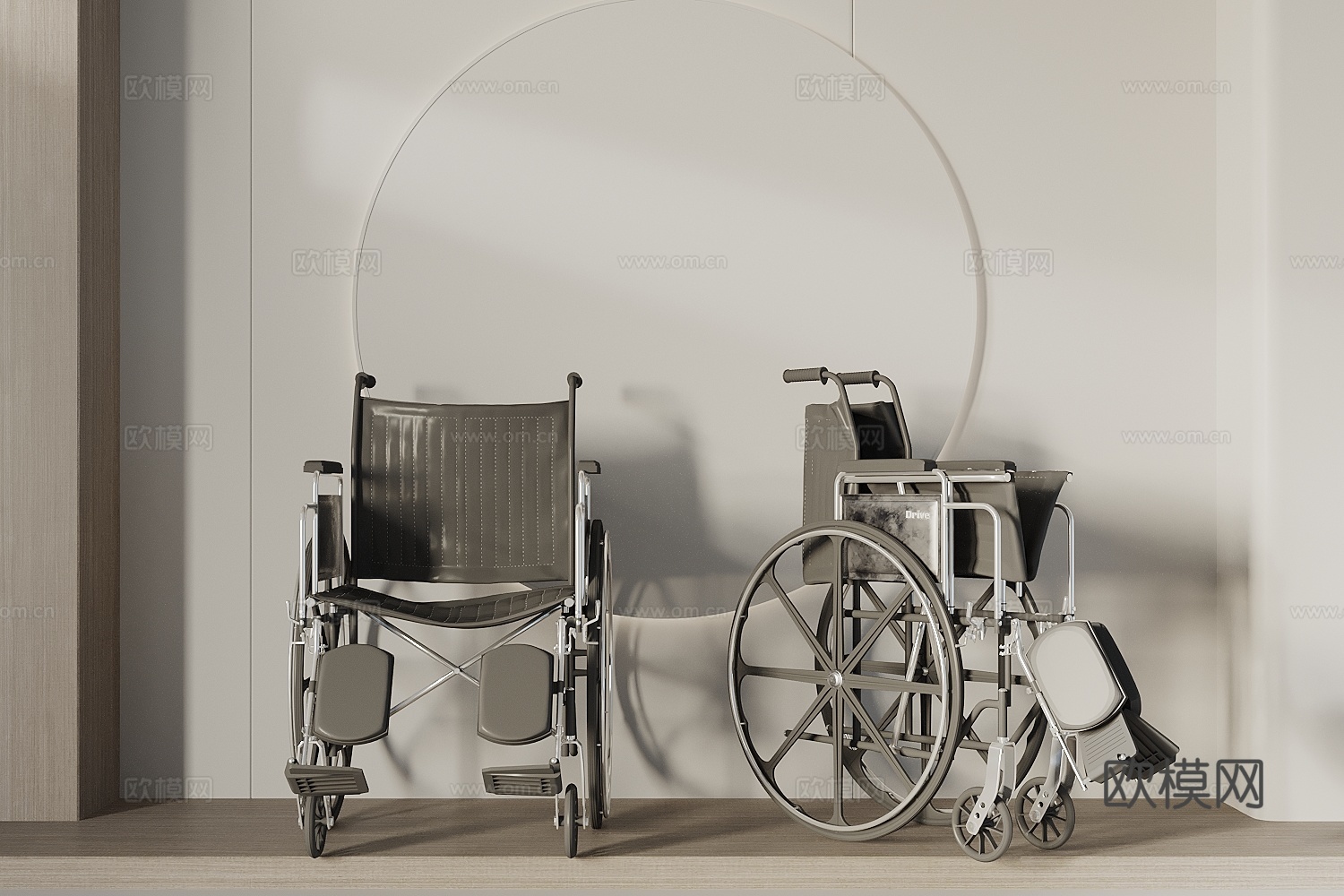 现代轮椅 手动轮椅 电动轮椅 医用轮椅3d模型