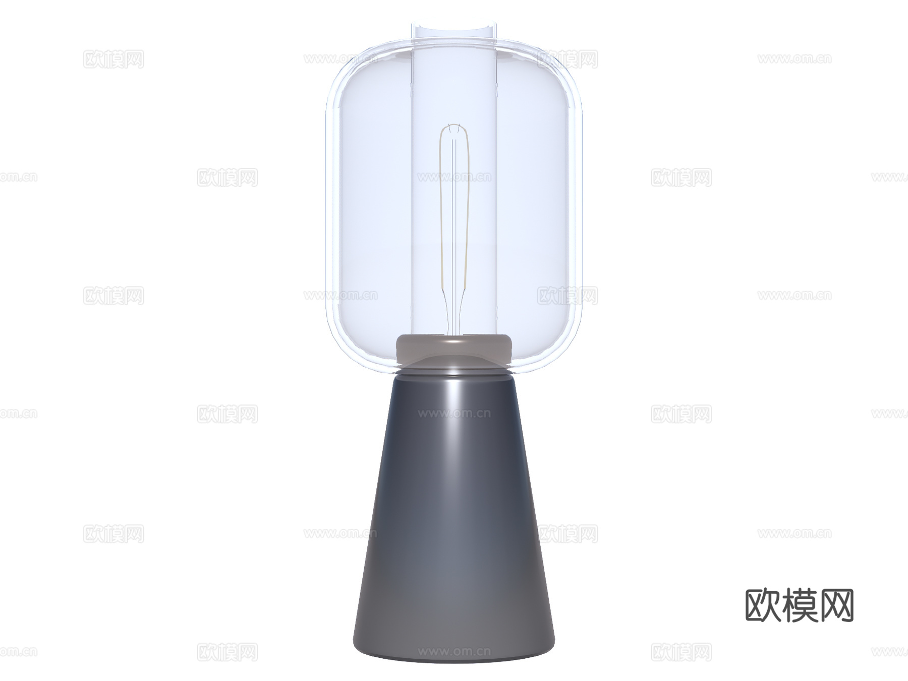台灯 装饰灯具 氛围灯具 玻璃台灯su模型su模型