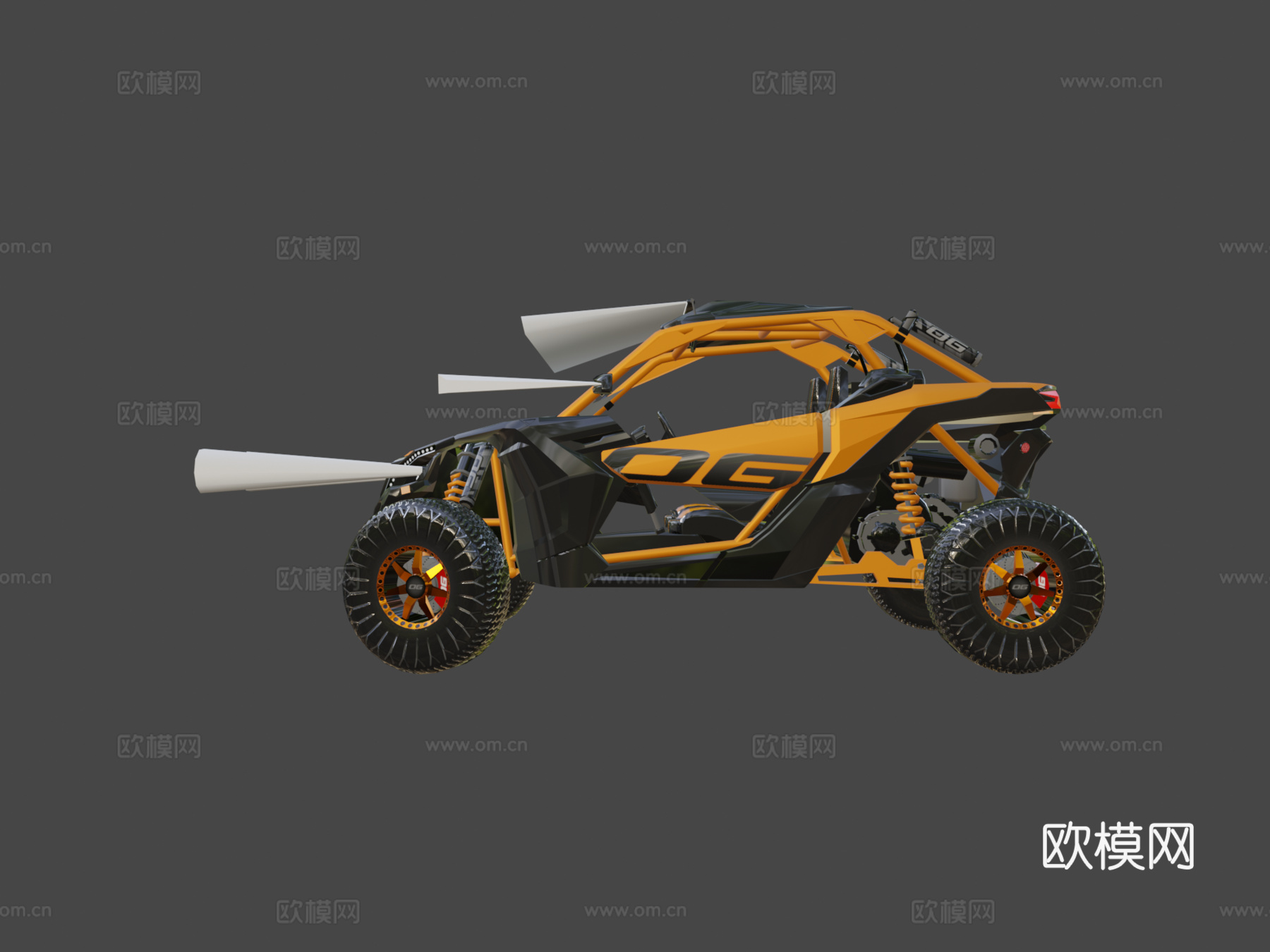 Can-Am Maverick3d模型下载（渲染图6）
