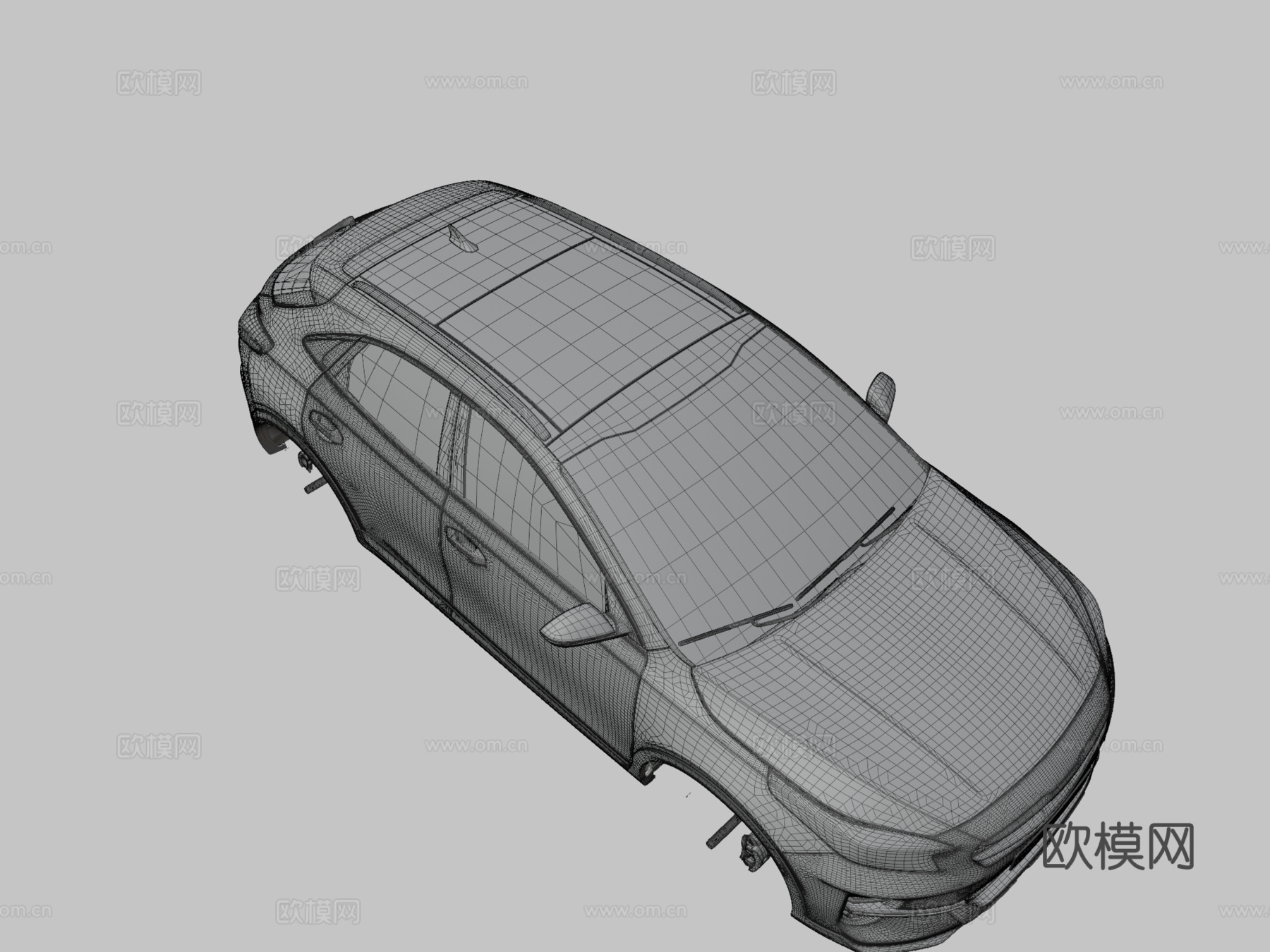 运动型多用途车3d模型下载（渲染图3）