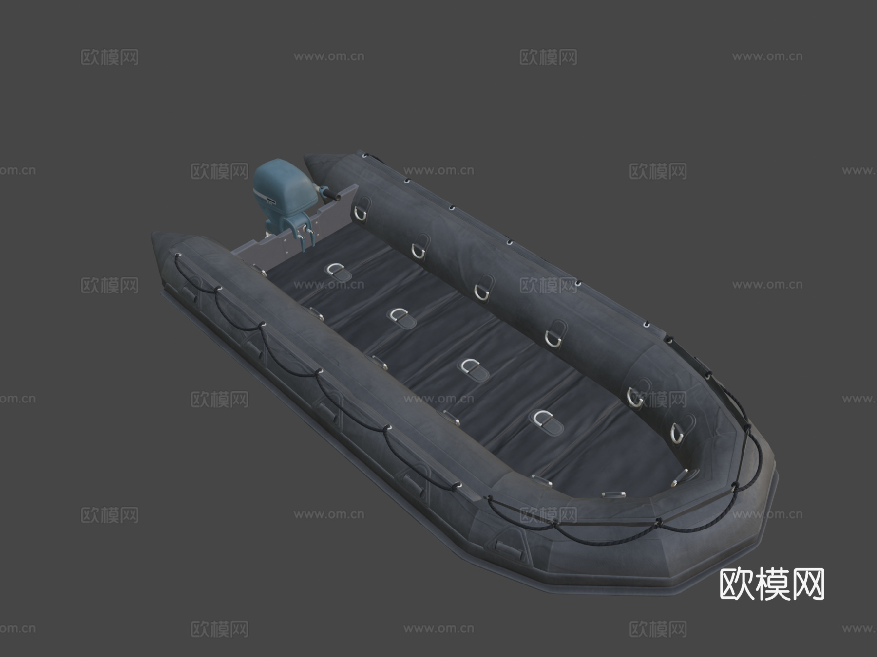 突击艇3d模型下载（渲染图8）