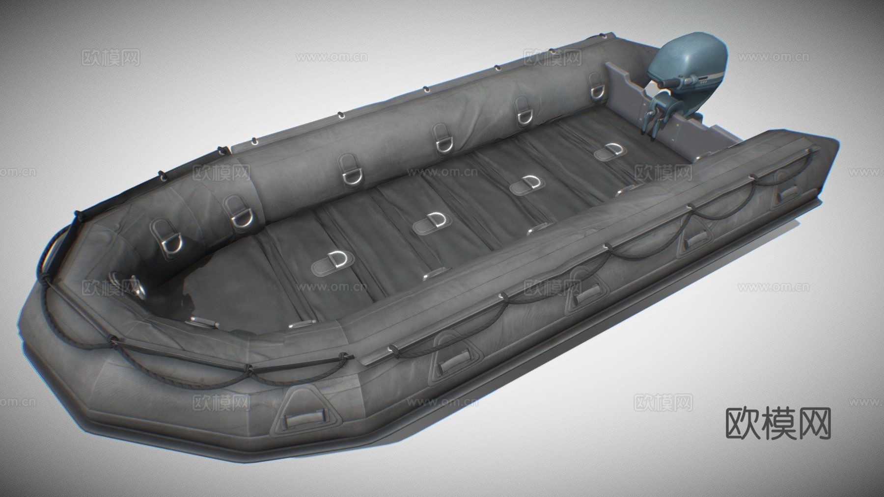 突击艇3d模型下载（渲染图1）