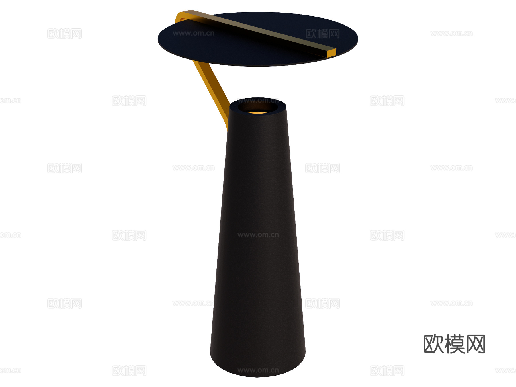 台灯 装饰灯具 氛围灯具 金属台灯su模型