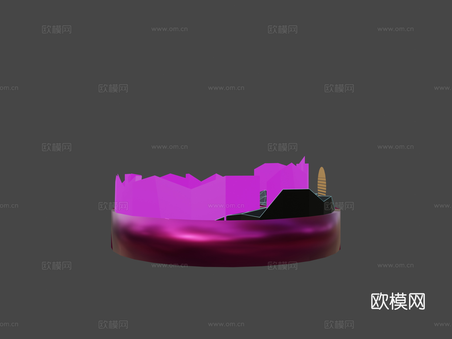 德罗宁DMC12——复古浪潮艺术3d模型3d模型下载（渲染图5）