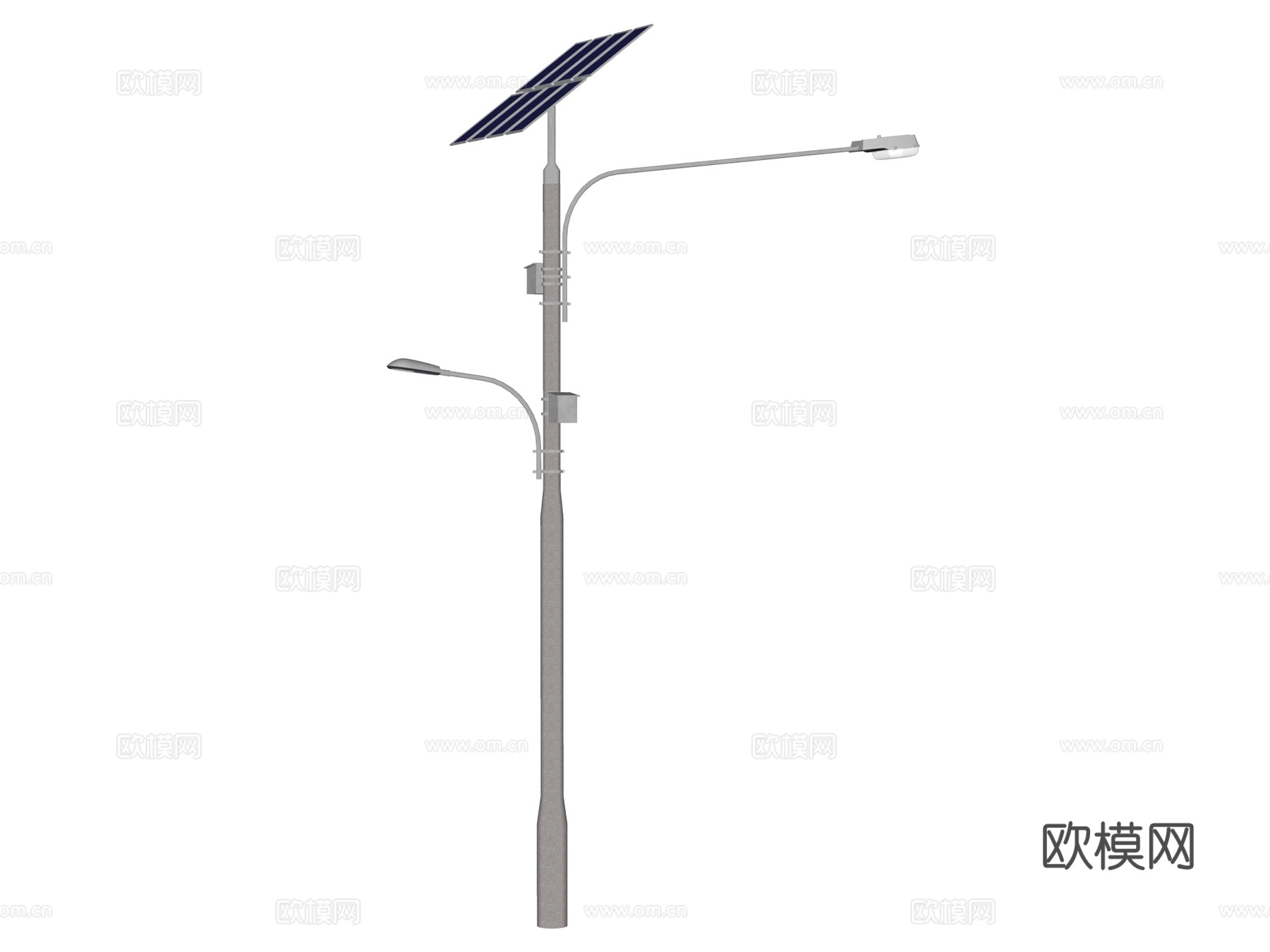 路灯 太阳能路灯 市政路灯su模型