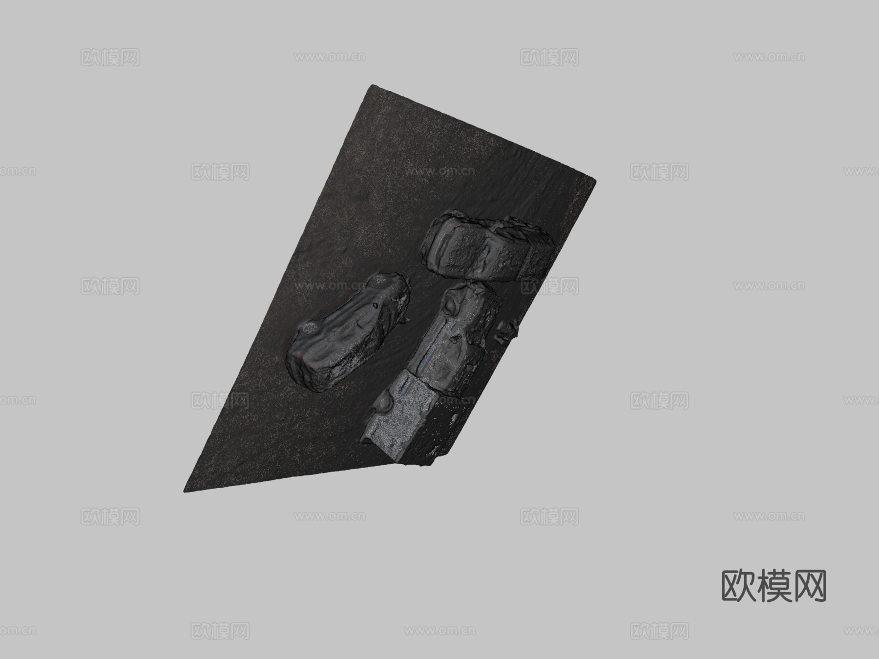 加拿大皇家骑警事故现场规程3d模型下载（渲染图2）