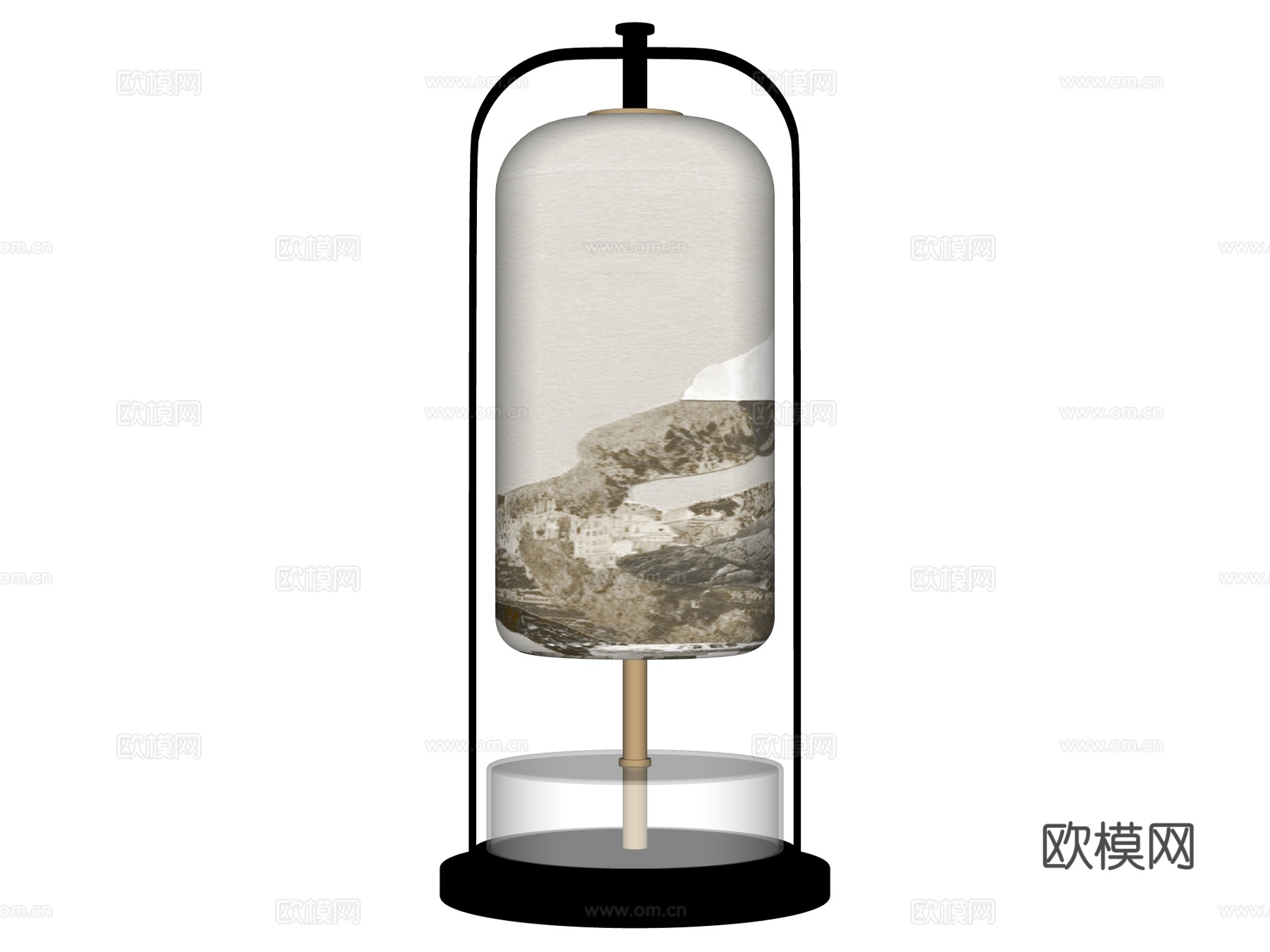 台灯 装饰灯具 氛围灯具su模型