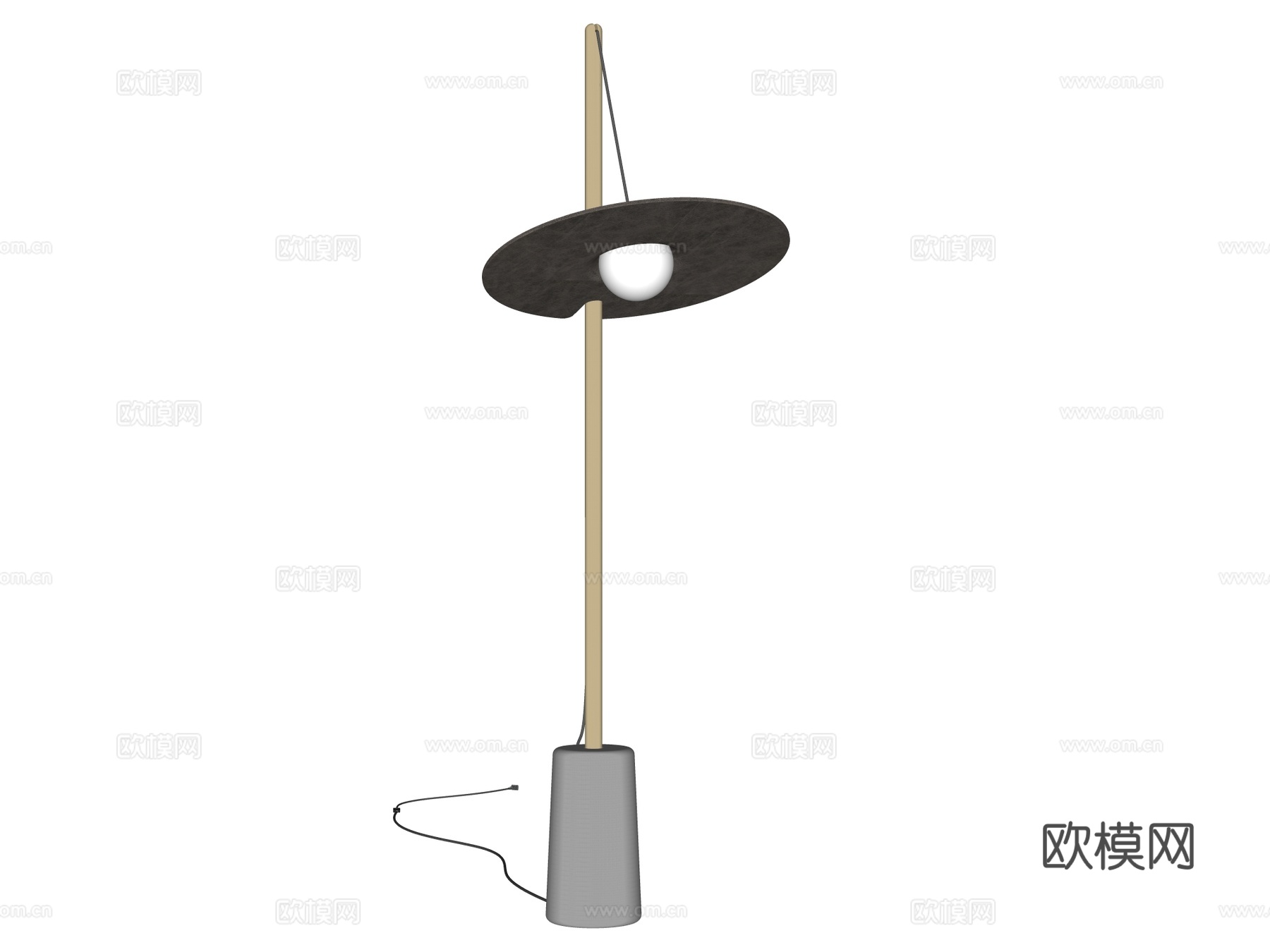 落地灯 装饰灯具 氛围落地灯su模型