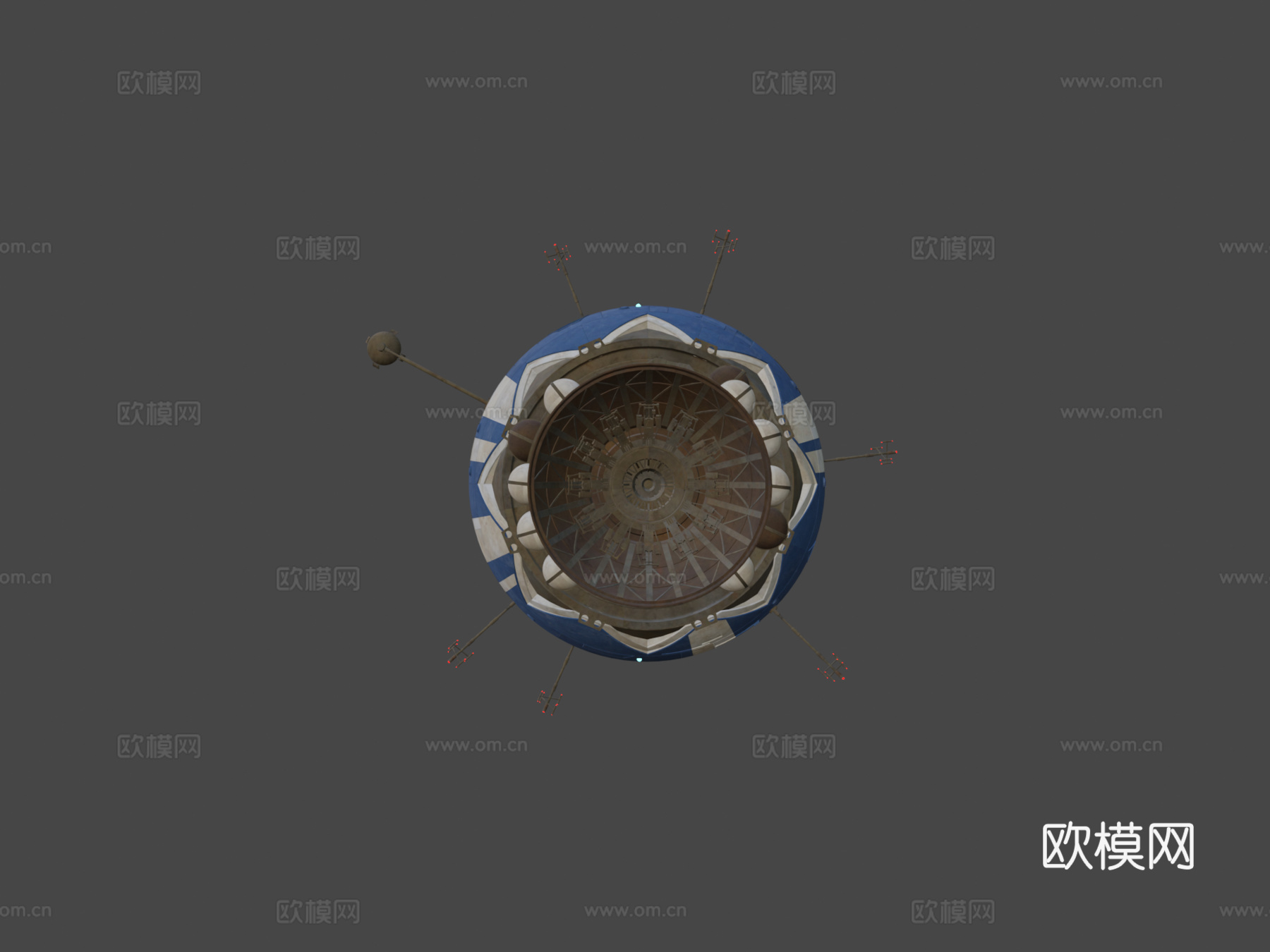 爱泼斯坦的游艇（苍穹浩瀚）3d模型下载（渲染图5）