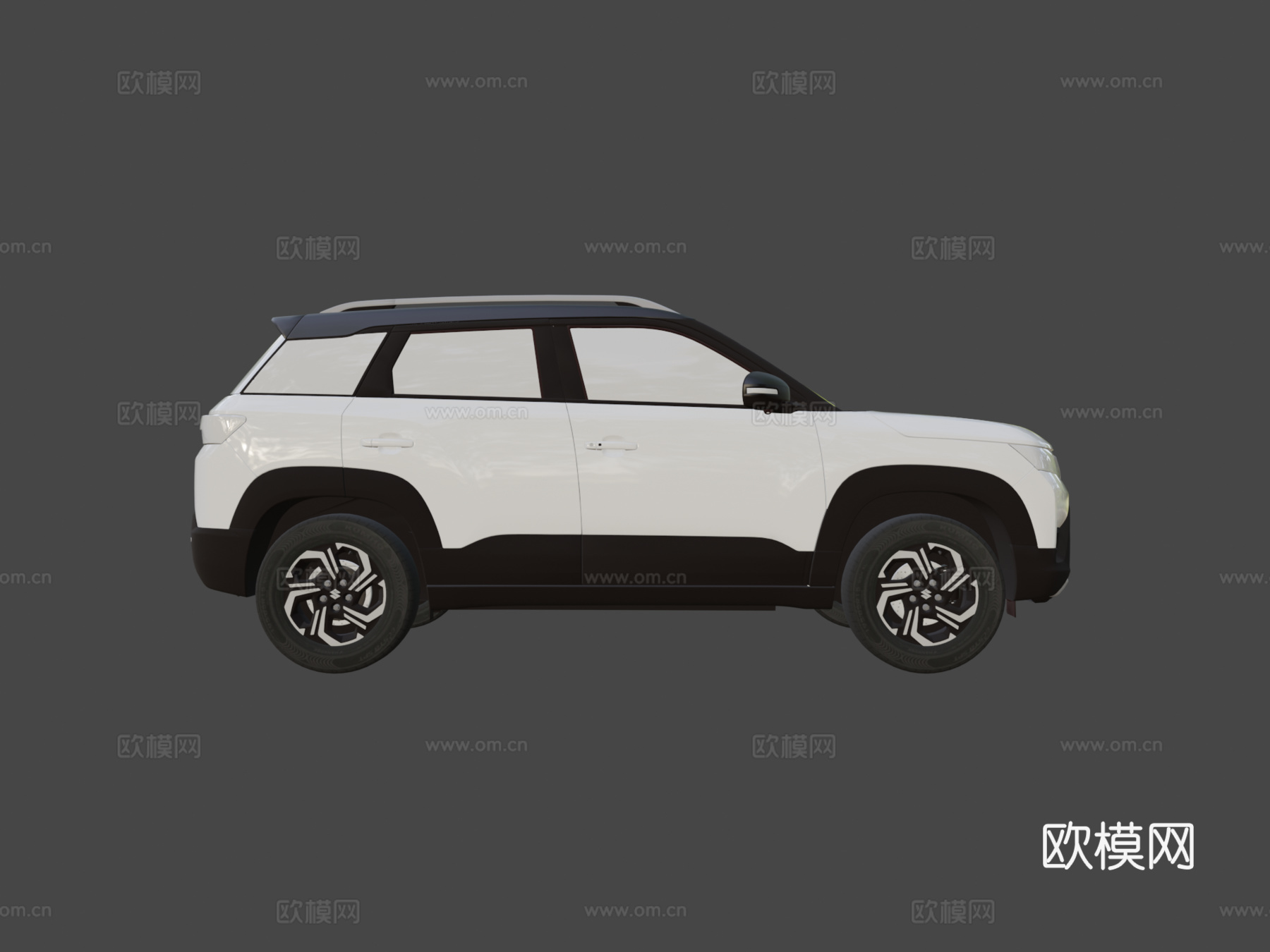 马鲁蒂铃木维塔拉布雷扎3d模型下载（渲染图6）