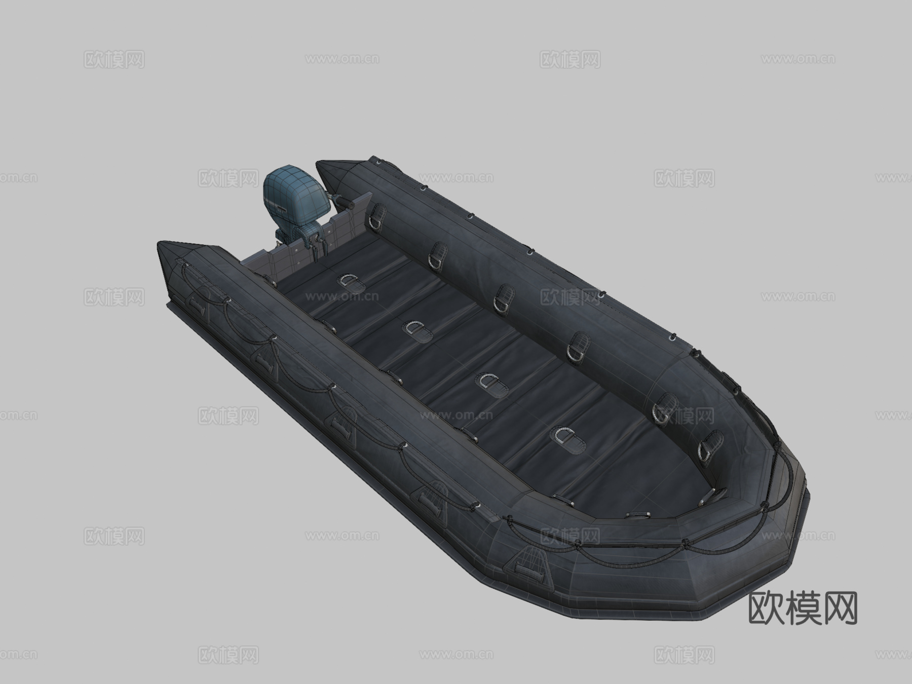 突击艇3d模型下载（渲染图2）