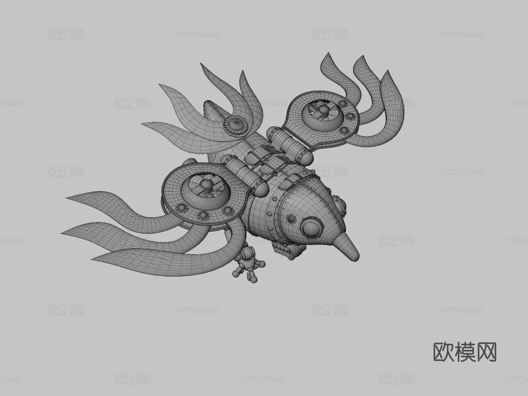 推特鸟B3d模型下载（渲染图3）