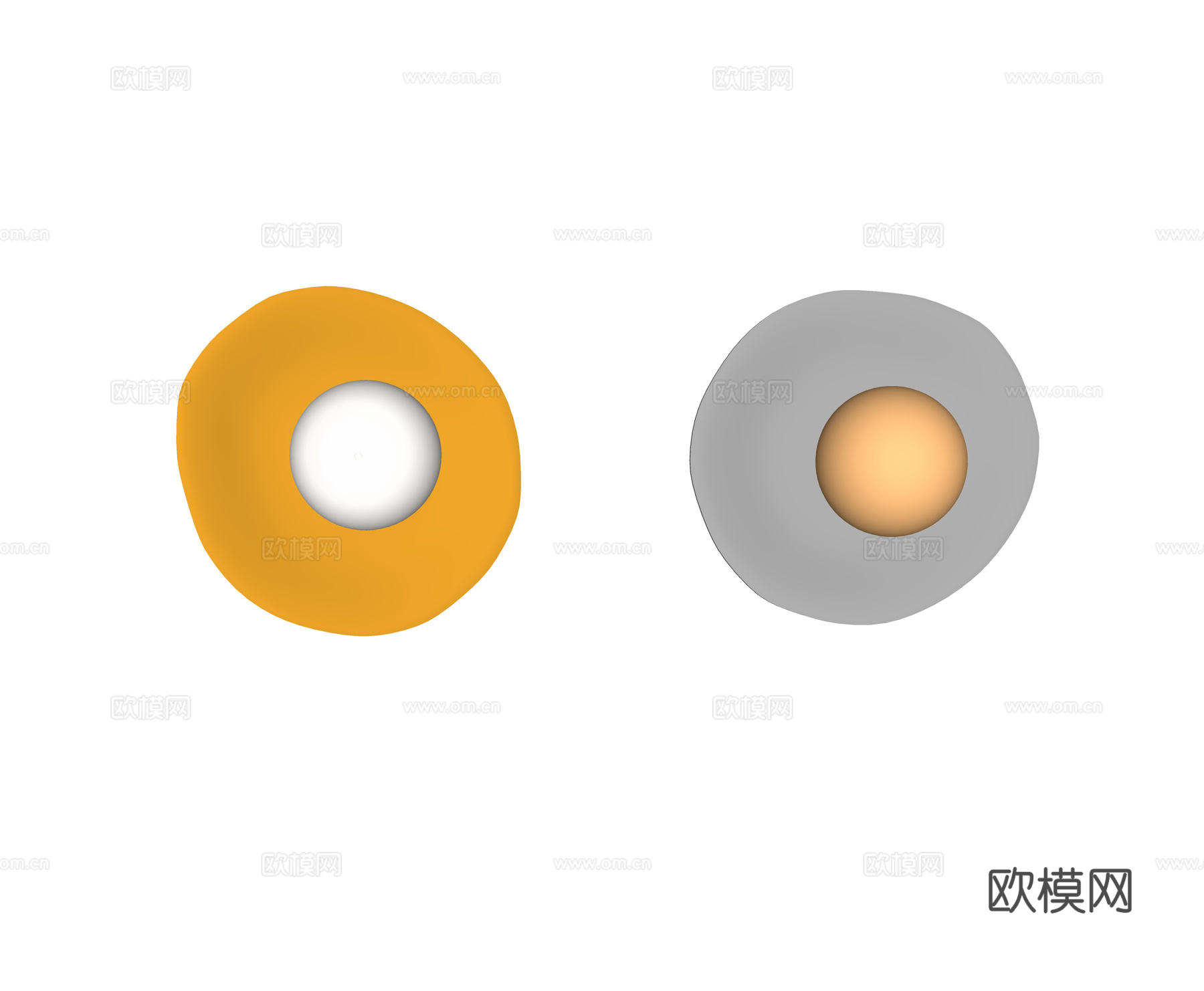 现代奶油壁灯 儿童壁灯su模型