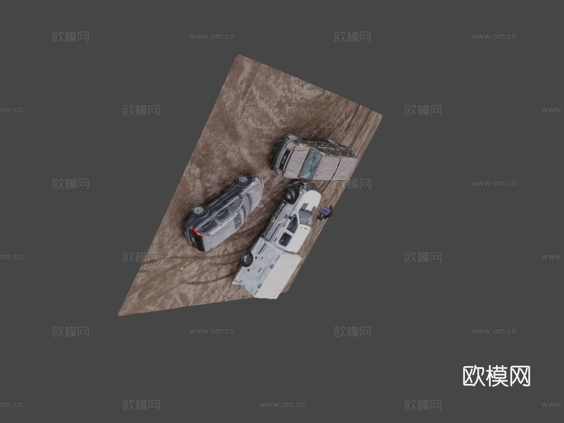 加拿大皇家骑警事故现场规程3d模型下载（渲染图7）