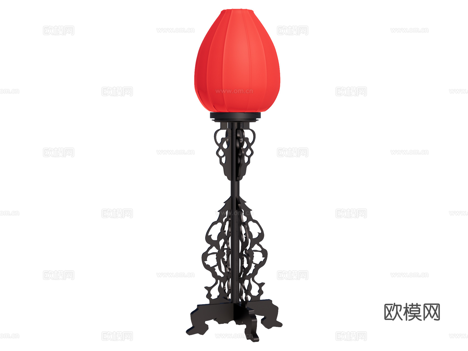 烛台灯su模型