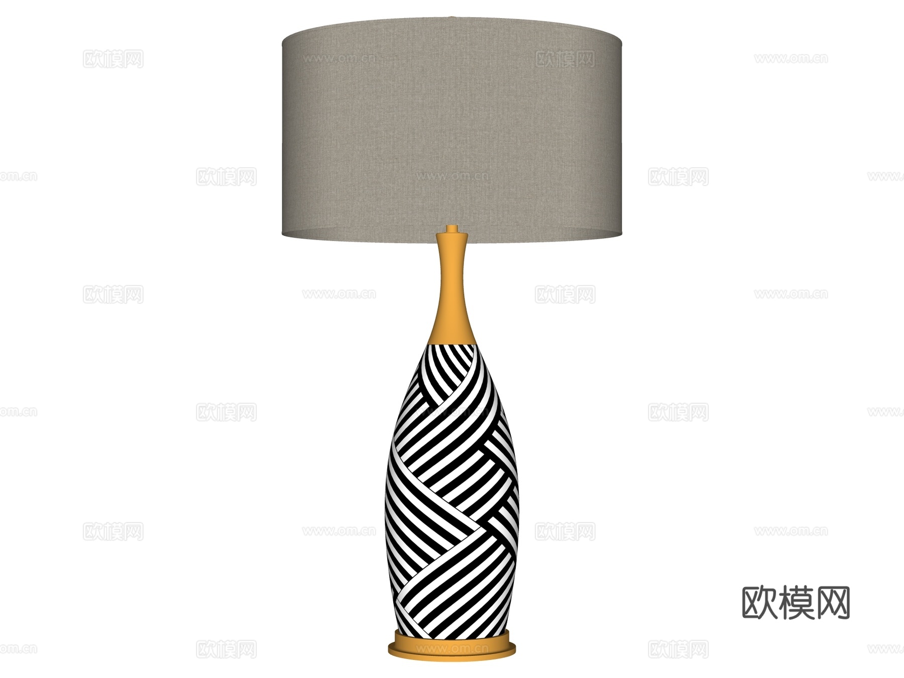 台灯 装饰灯具 氛围灯具su模型