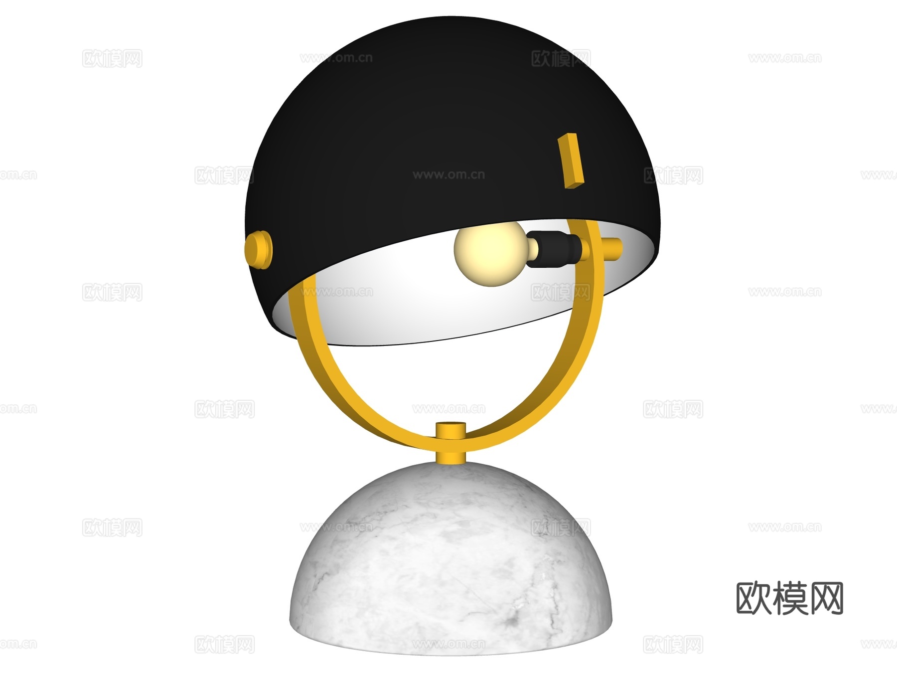 台灯 装饰灯具 氛围灯具su模型