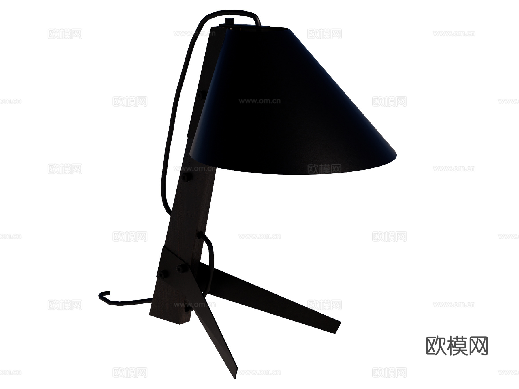 台灯 装饰灯具 氛围灯具su模型