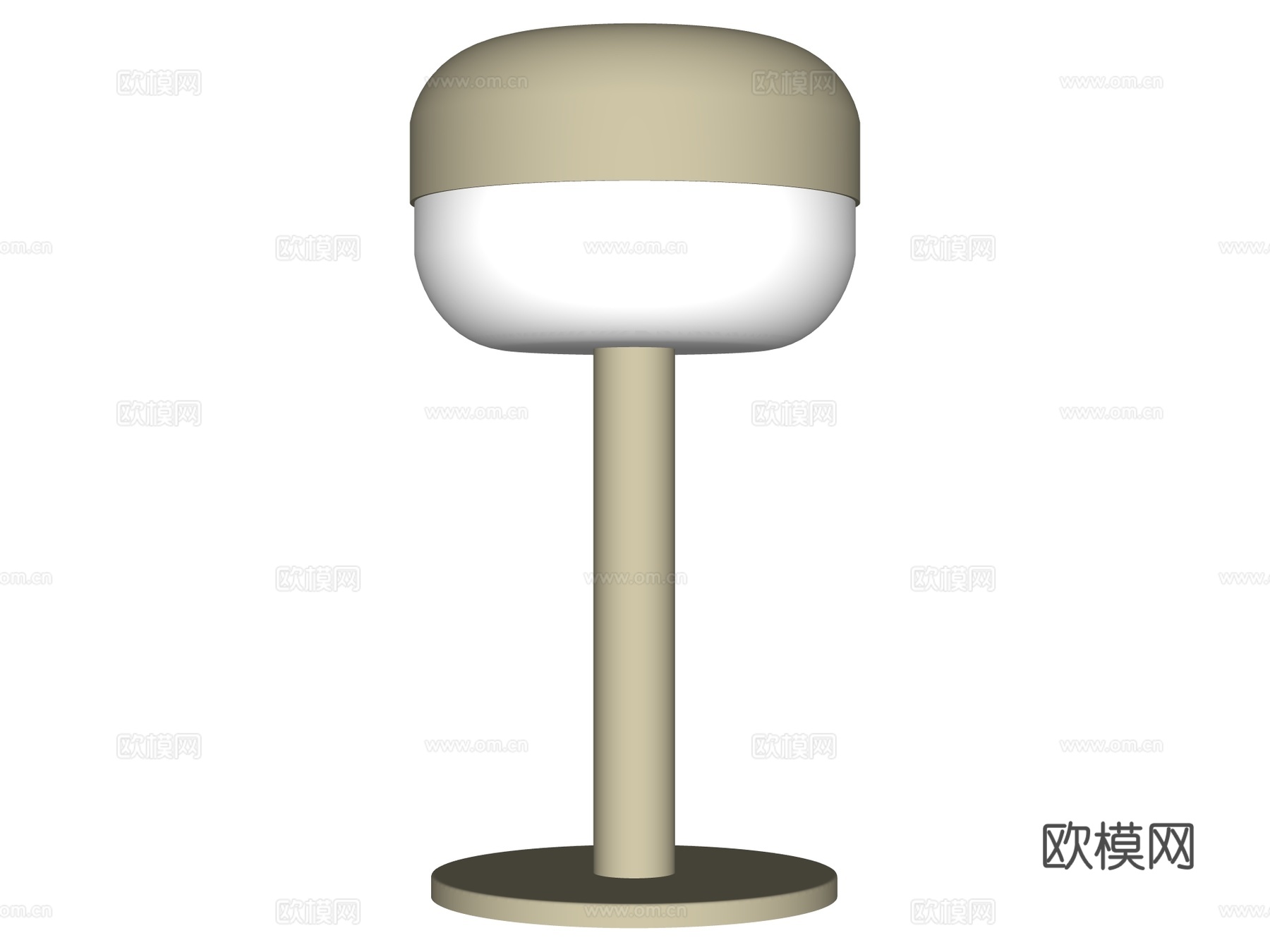台灯 装饰灯具 氛围灯具 金属台灯su模型