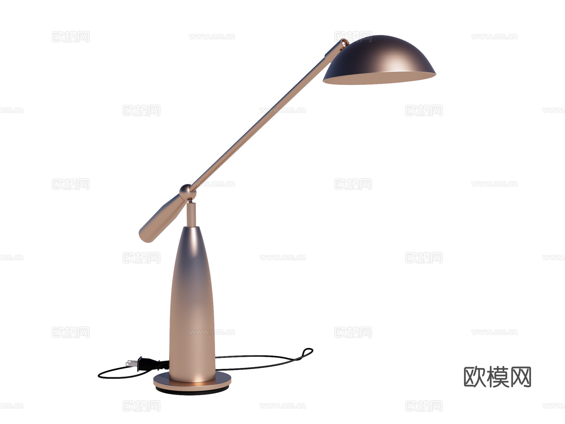 台灯 装饰灯具 氛围灯具 金属台灯su模型