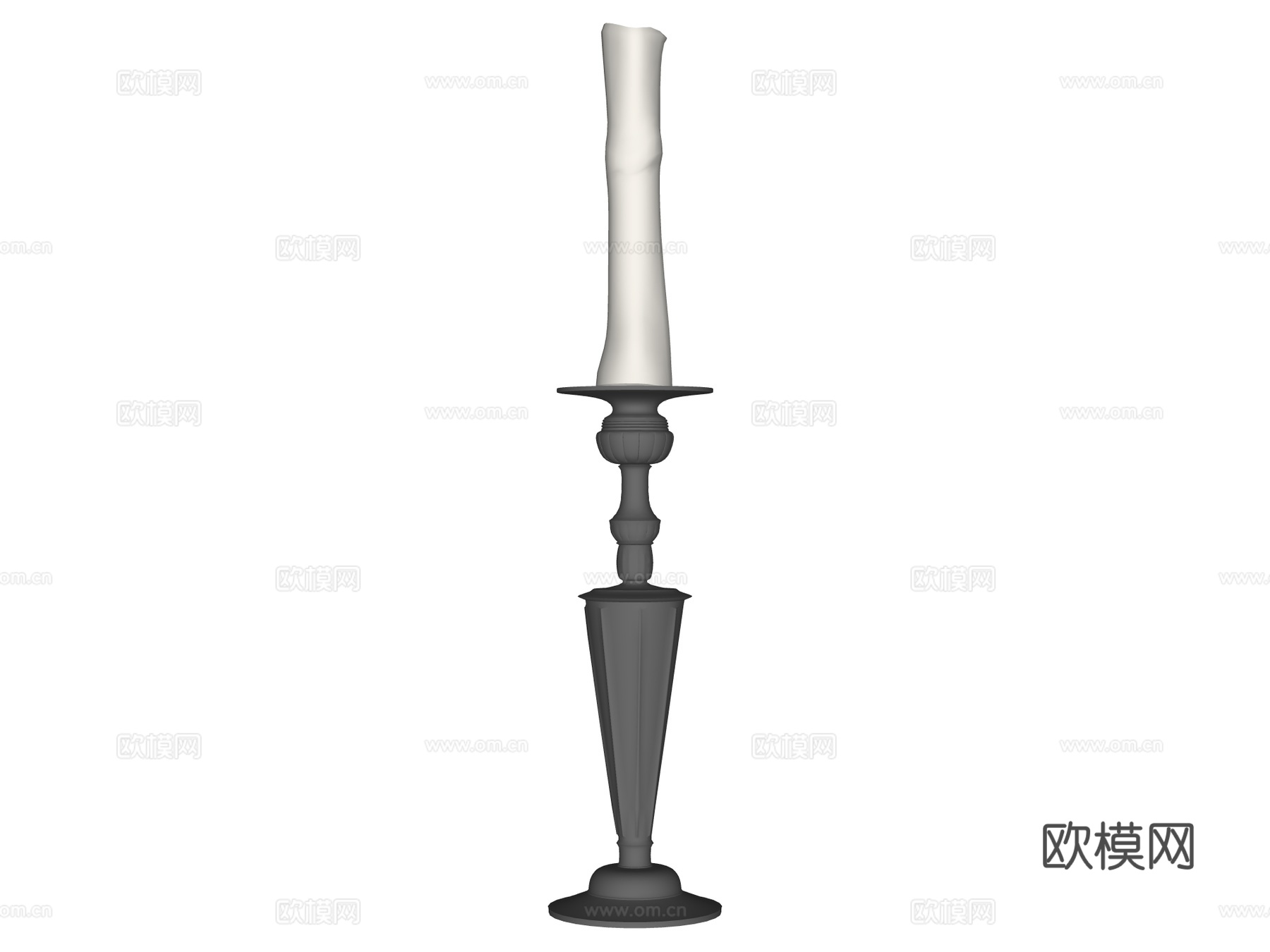 烛台灯su模型