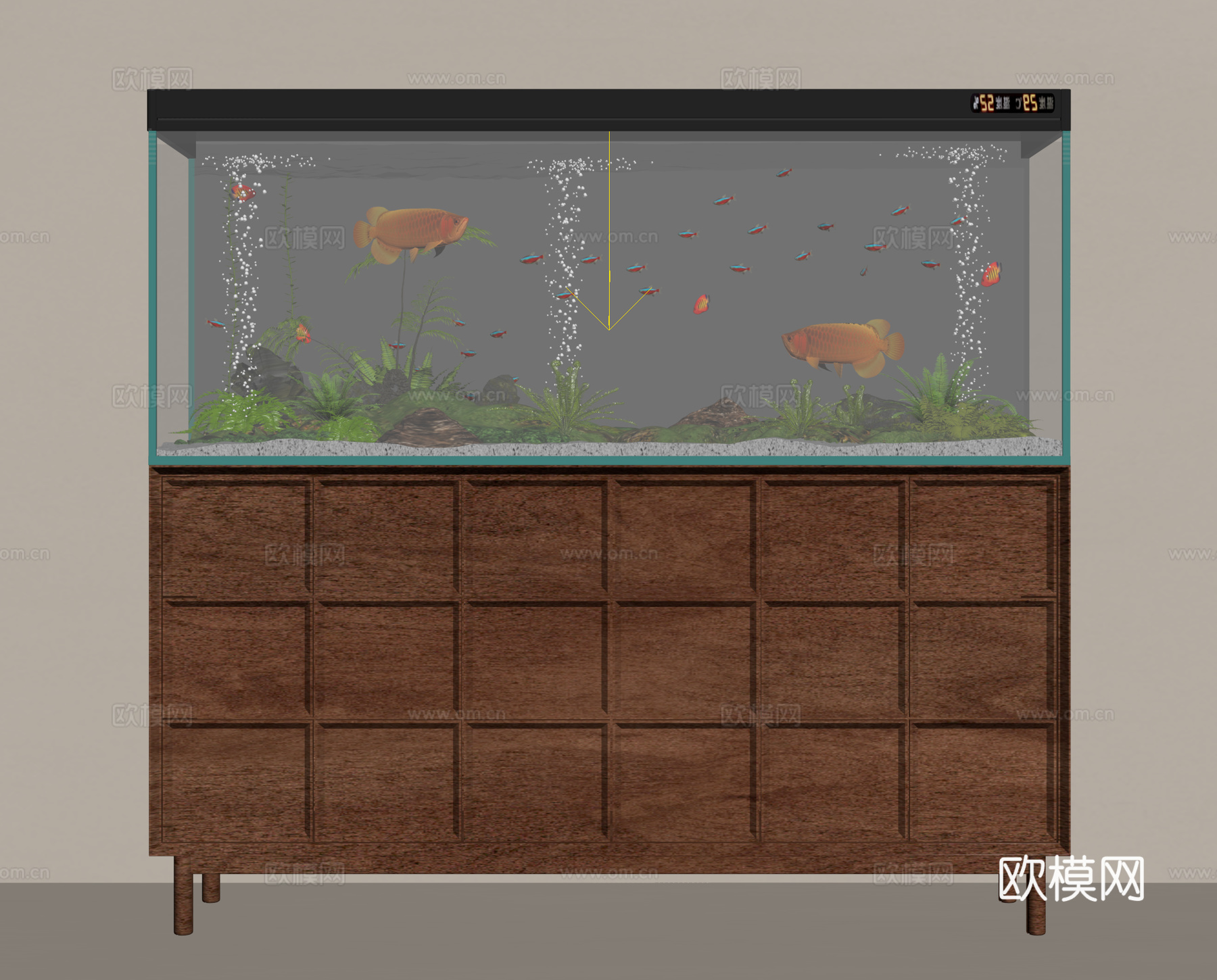 中古鱼缸su模型