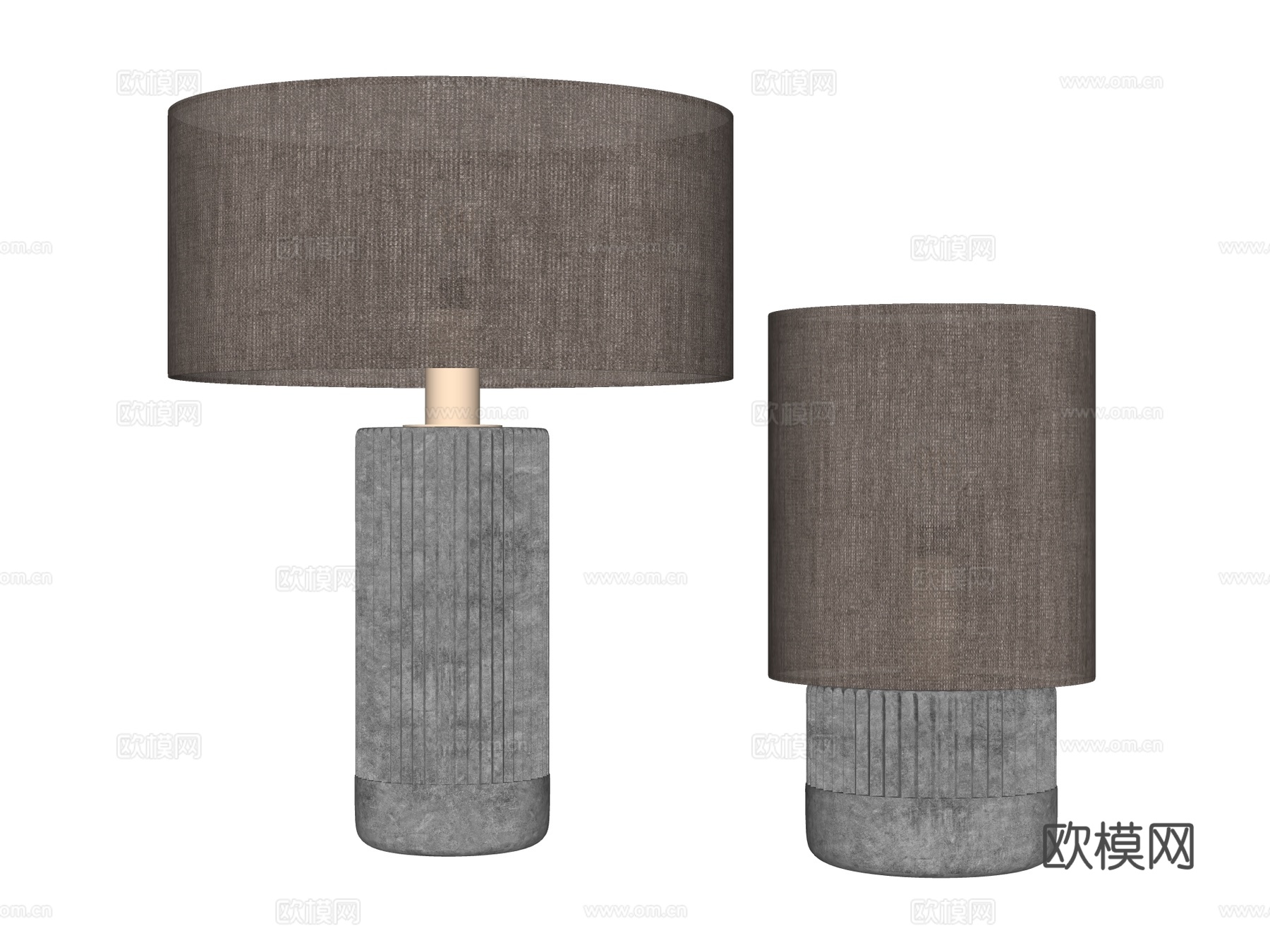 台灯 装饰灯具 氛围灯具su模型