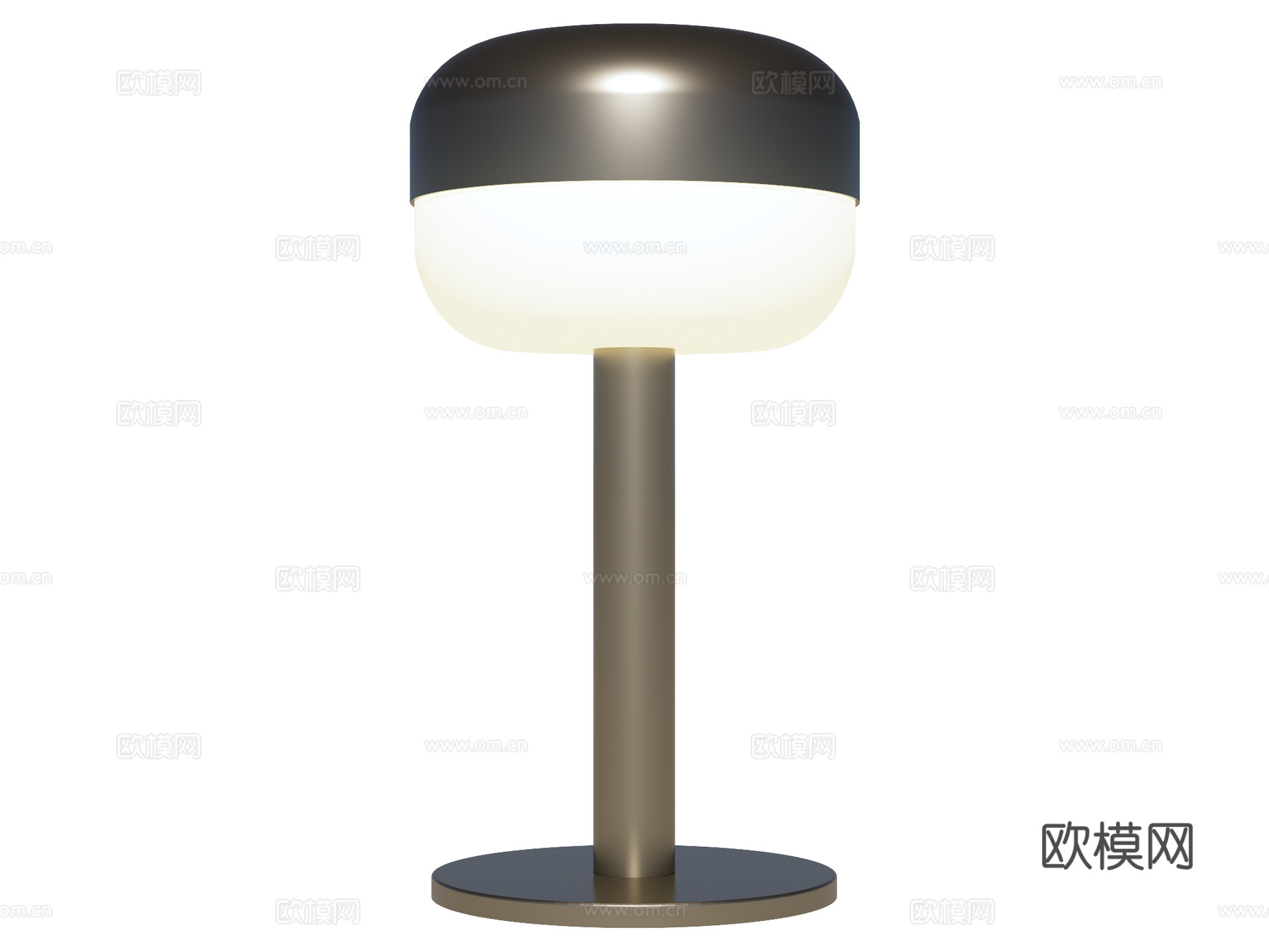 台灯 装饰灯具 氛围灯具 金属台灯su模型