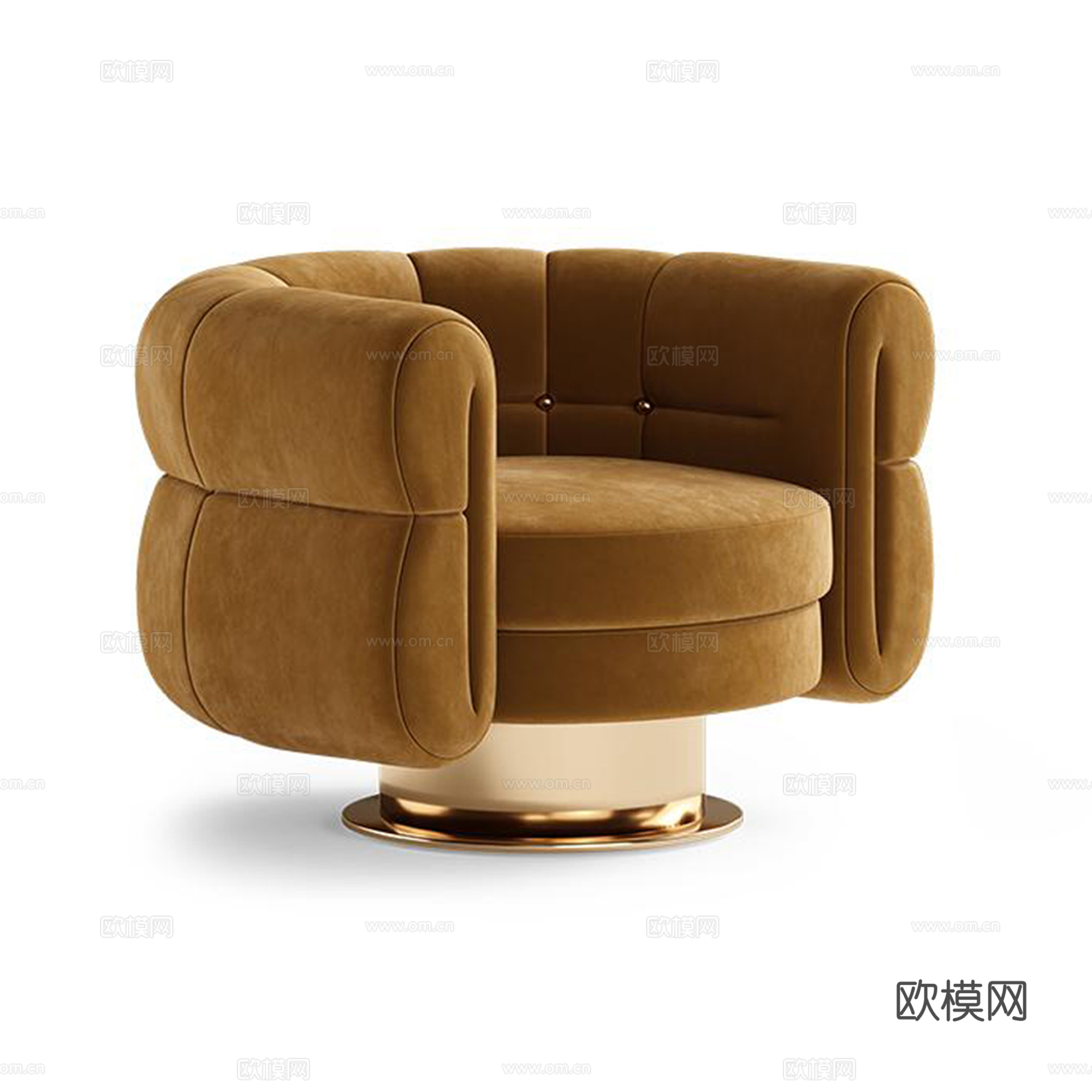 单人沙发 休闲椅su模型