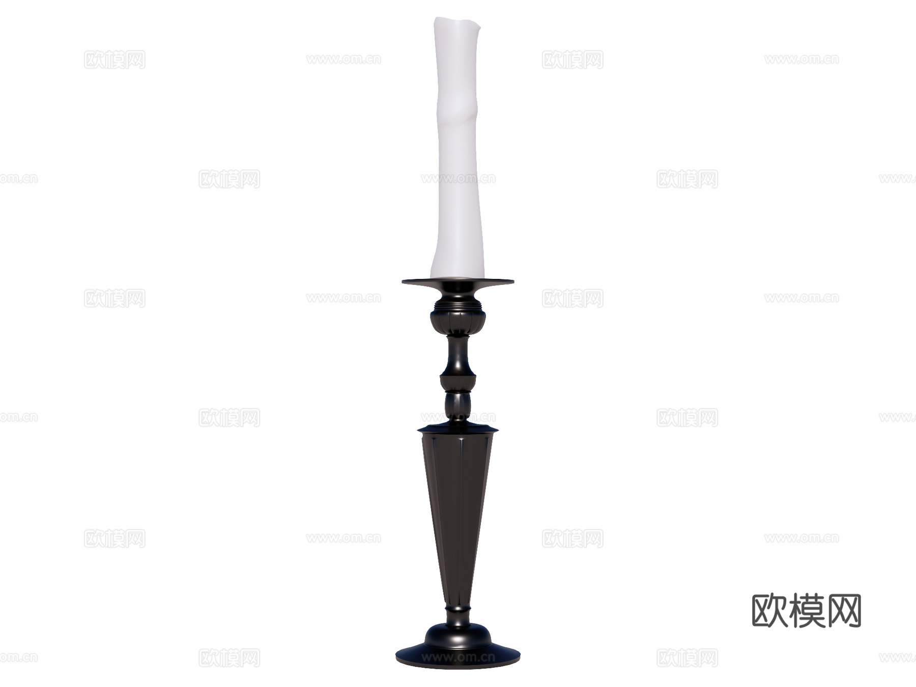烛台灯su模型