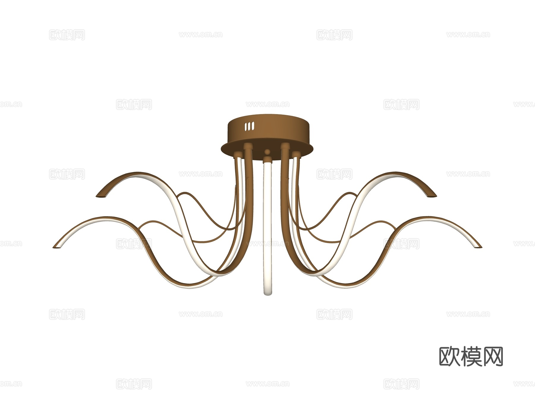 吸顶灯 金属吸顶灯su模型