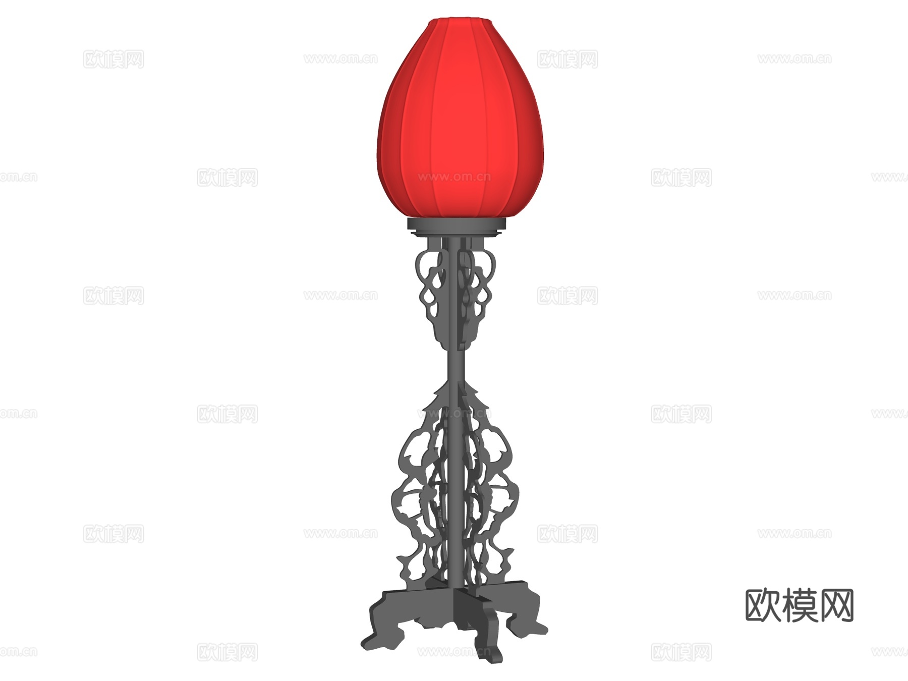烛台灯su模型