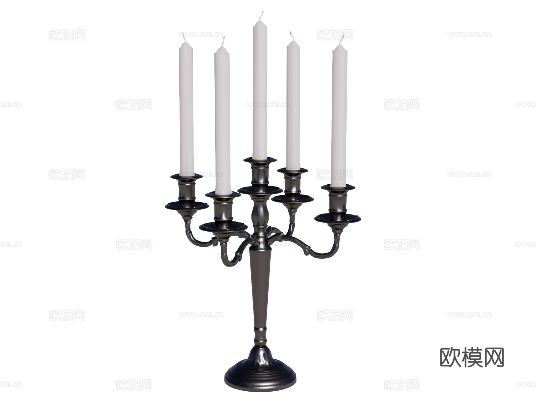 烛台灯su模型