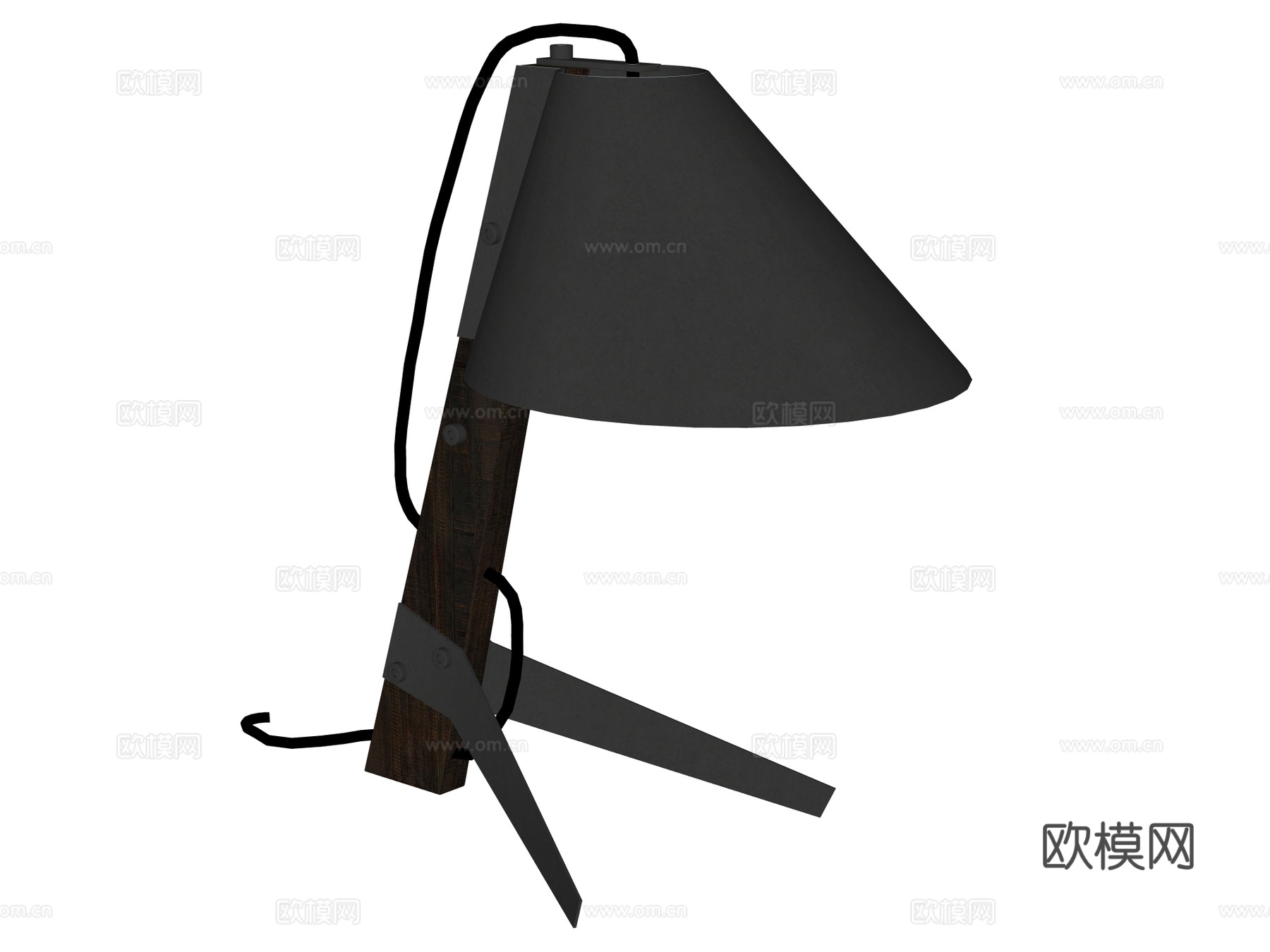 台灯 装饰灯具 氛围灯具su模型