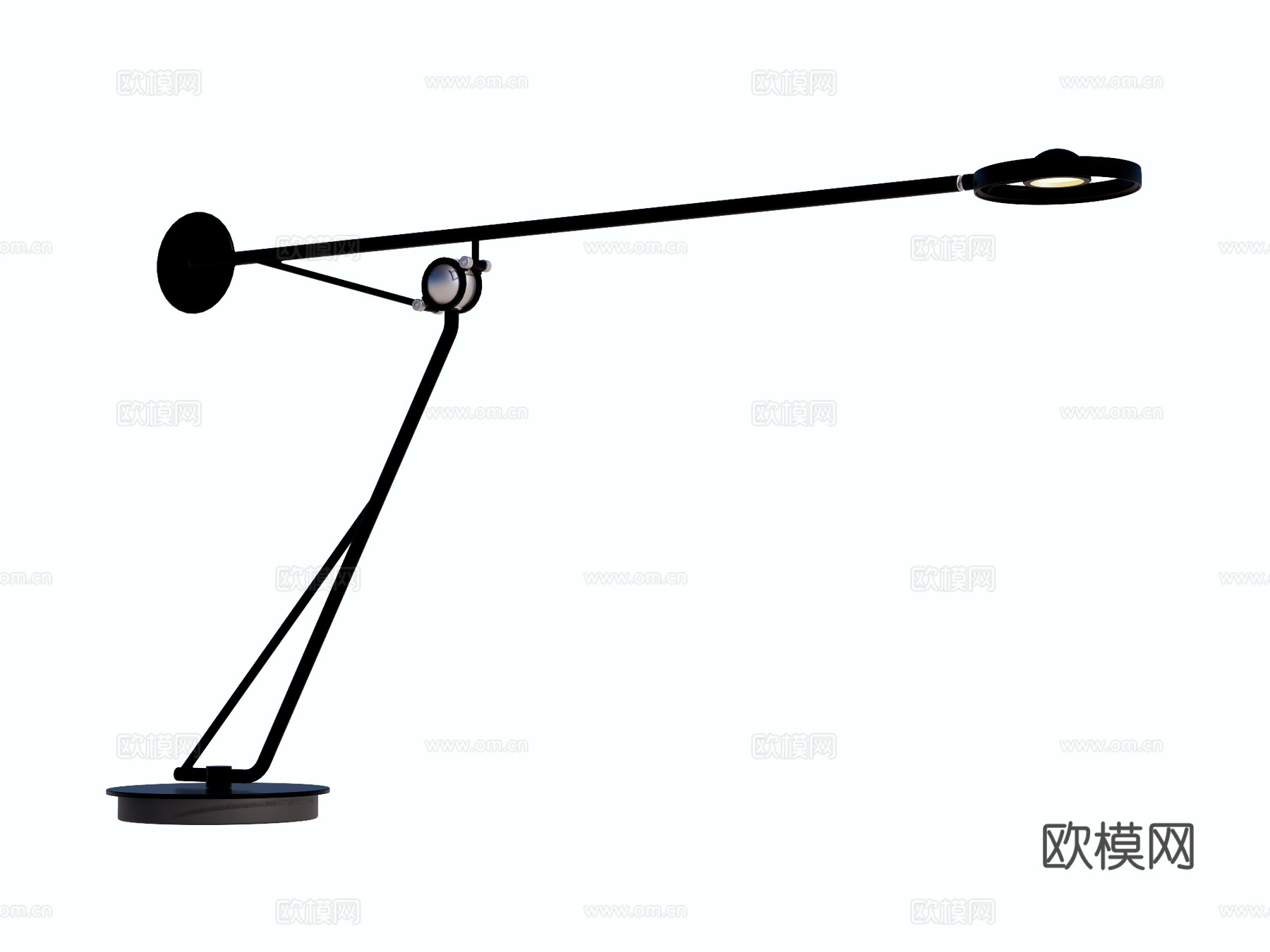 台灯 装饰灯具 氛围灯具 金属台灯su模型