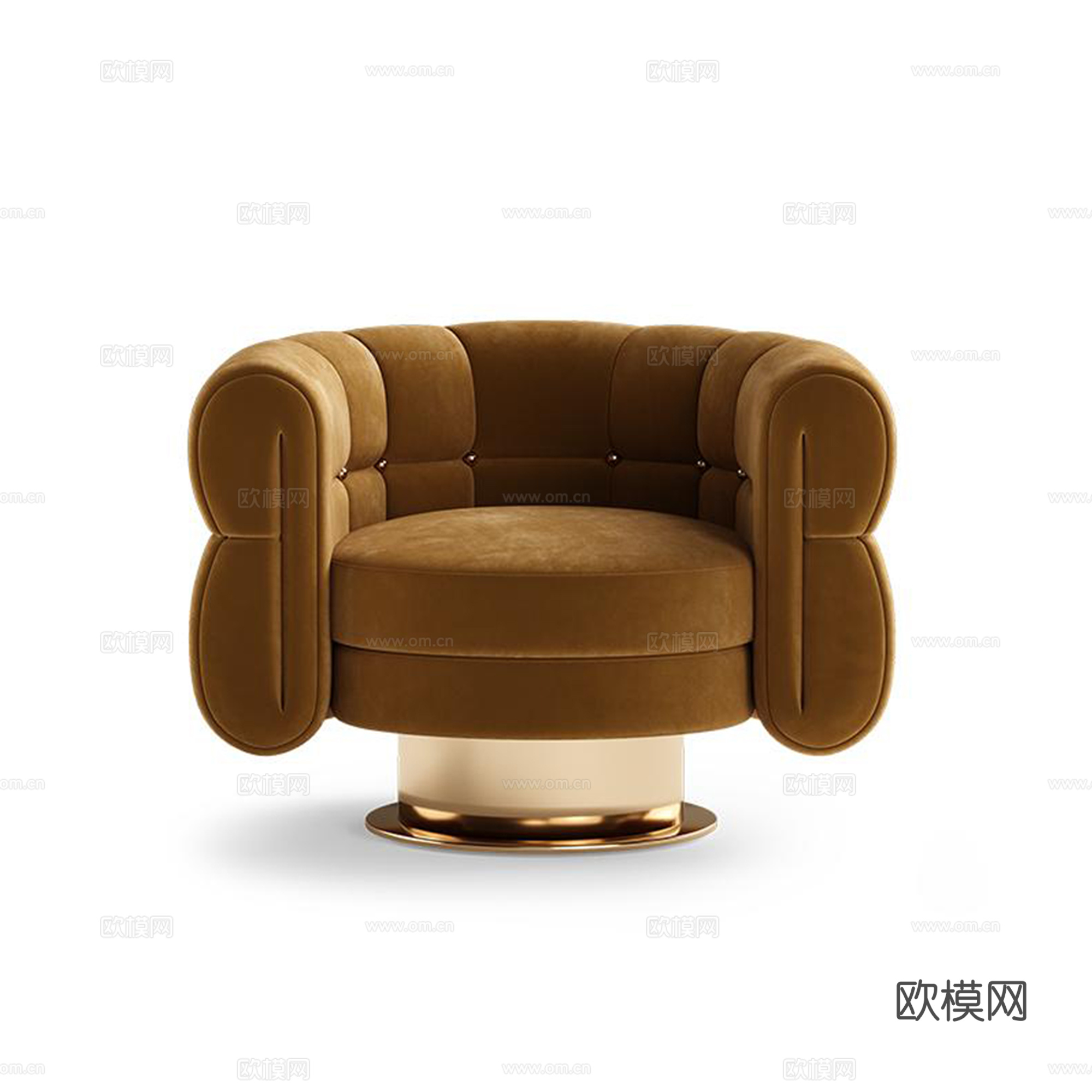 单人沙发 休闲椅su模型