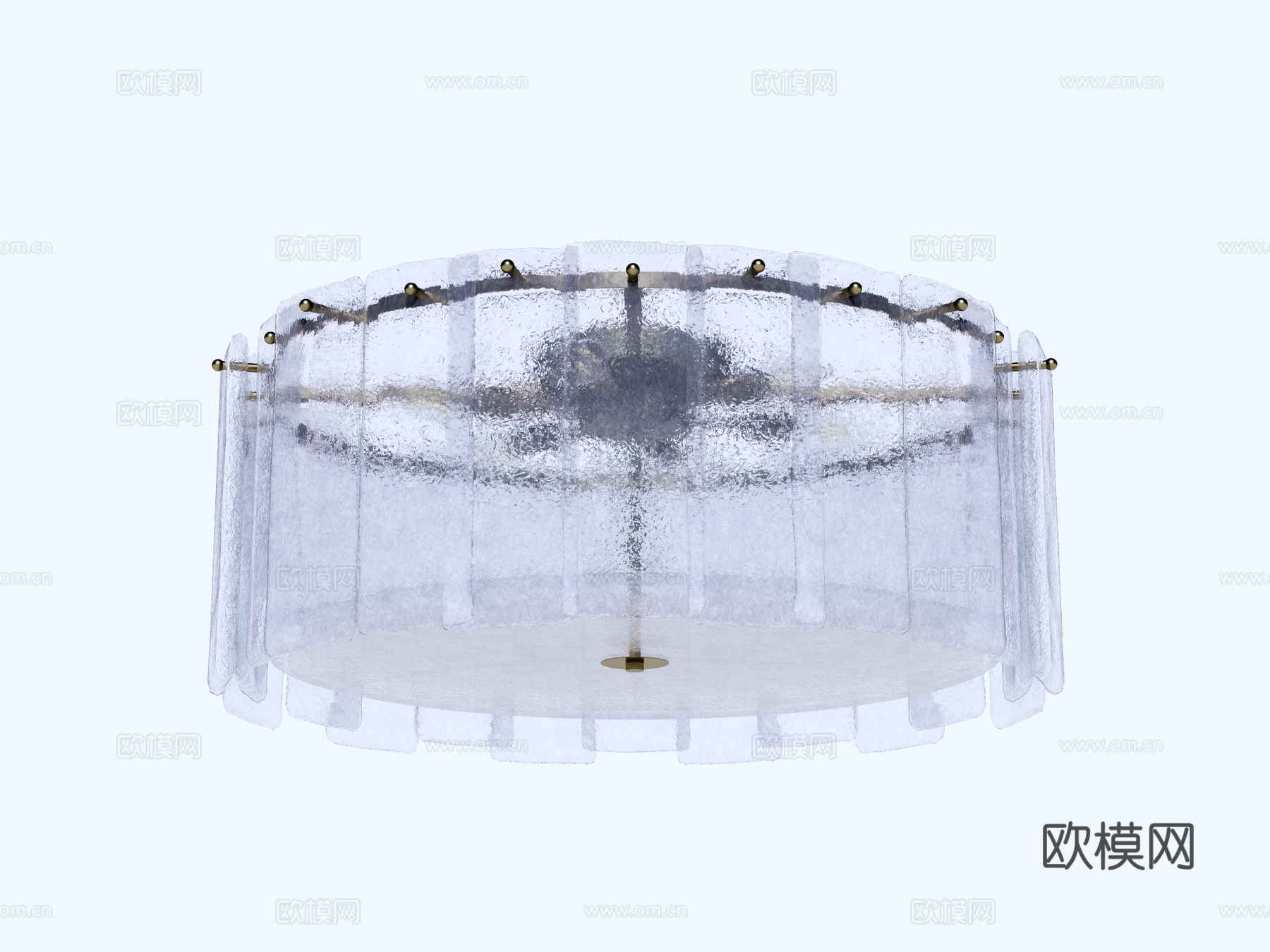 吸顶灯 水晶吸顶灯 金属吸顶灯su模型
