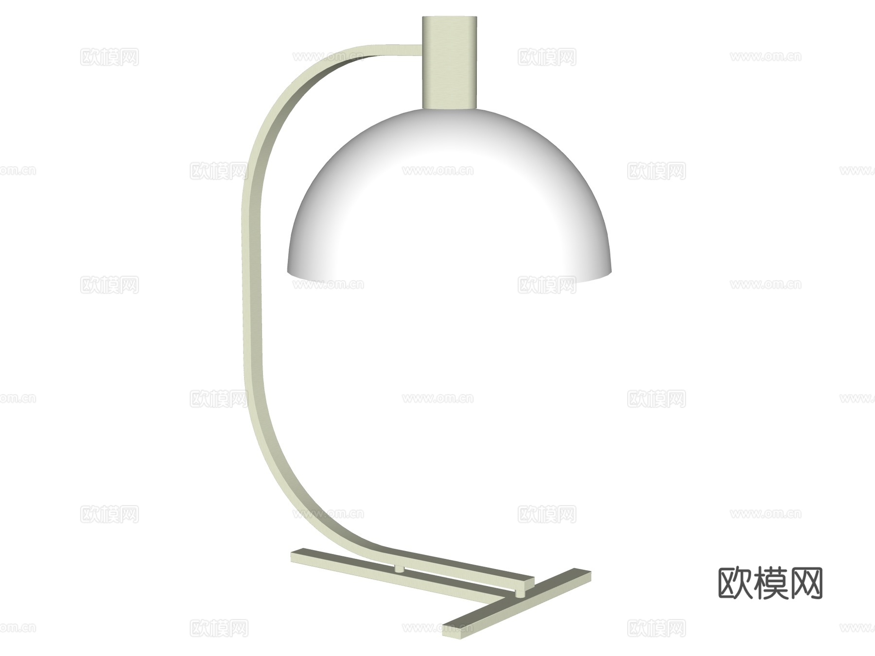 台灯 装饰灯具 氛围灯具 金属台灯su模型