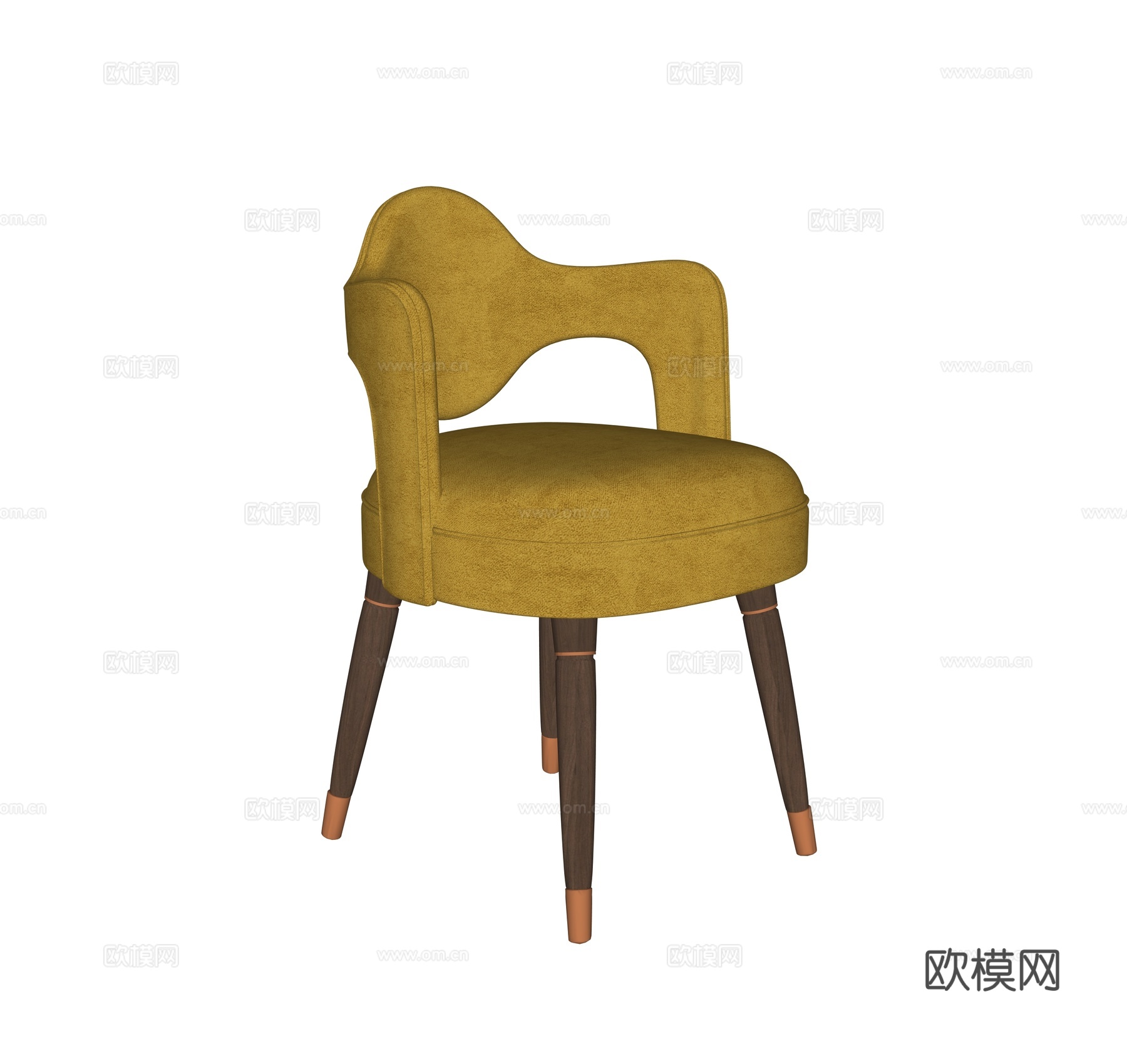 单椅 餐椅 书椅su模型