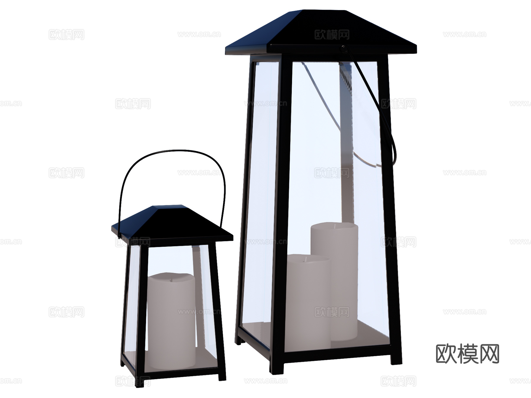 烛台灯 户外灯su模型