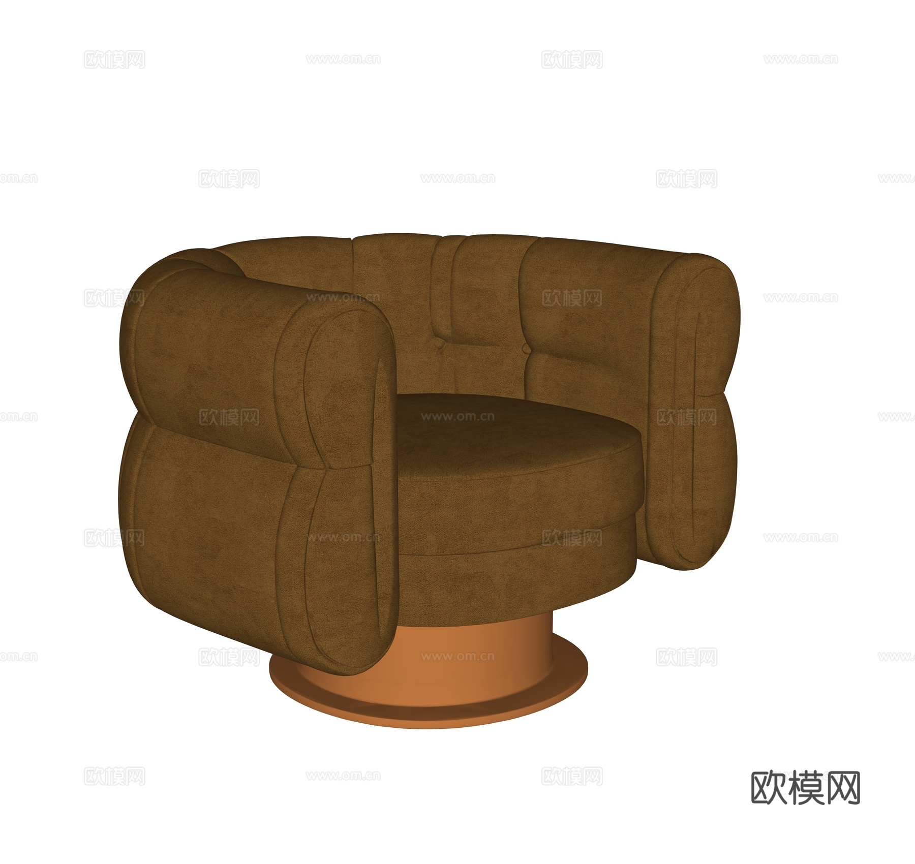 单人沙发 休闲椅su模型