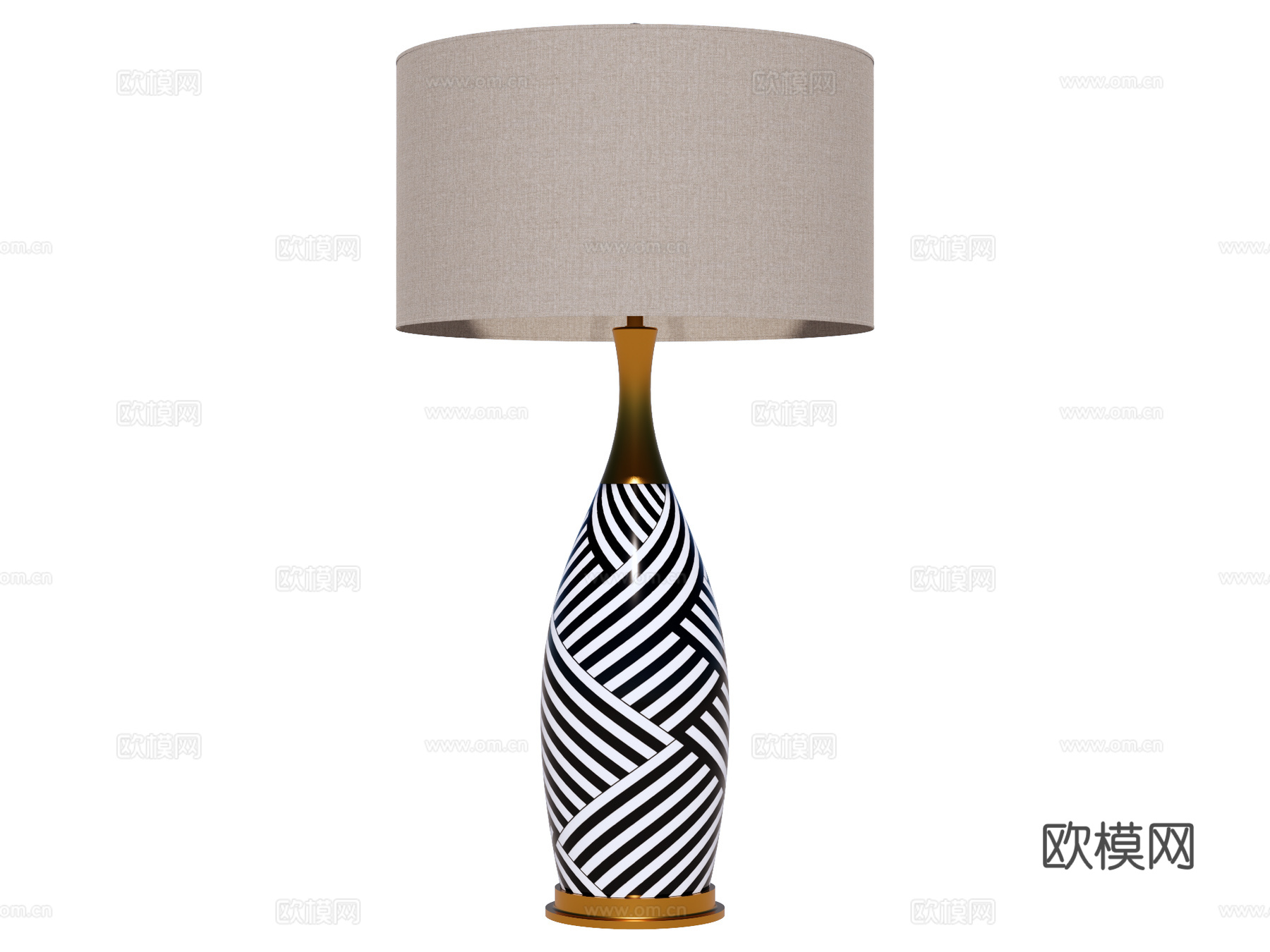 台灯 装饰灯具 氛围灯具su模型