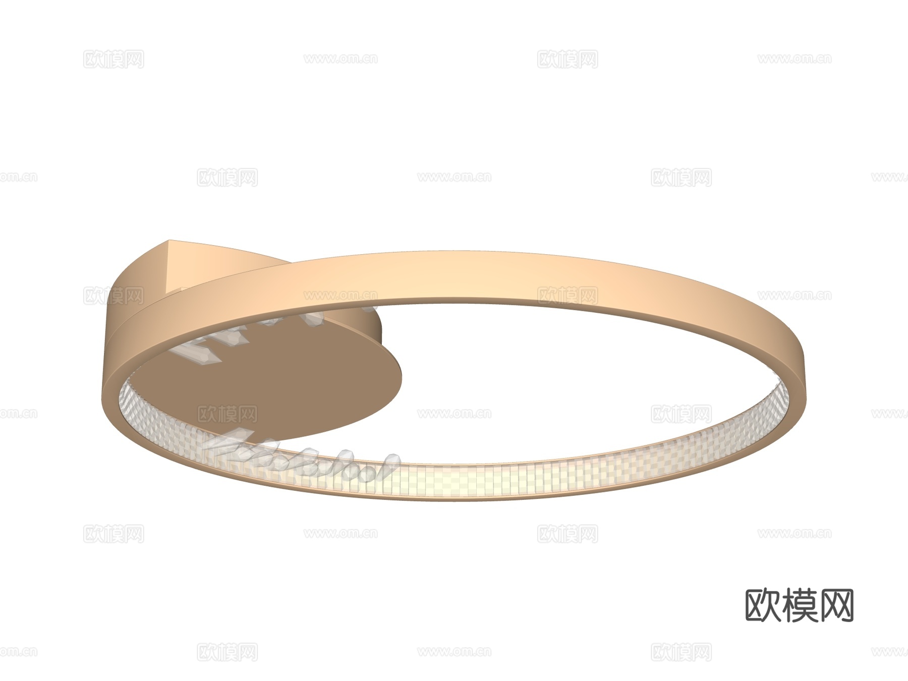 吸顶灯 金属吸顶灯su模型