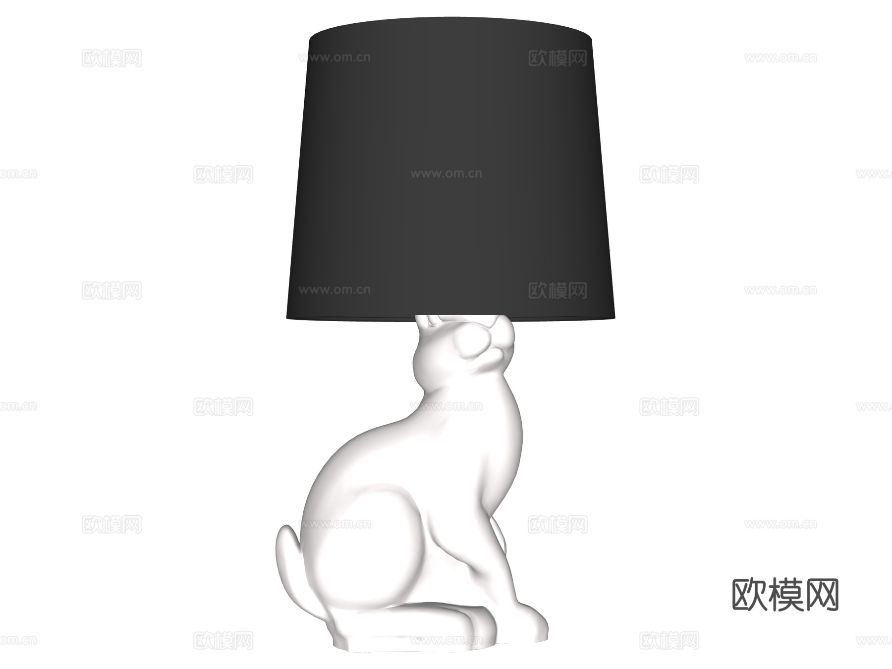 台灯 装饰灯具 氛围灯具su模型下载（渲染图2）