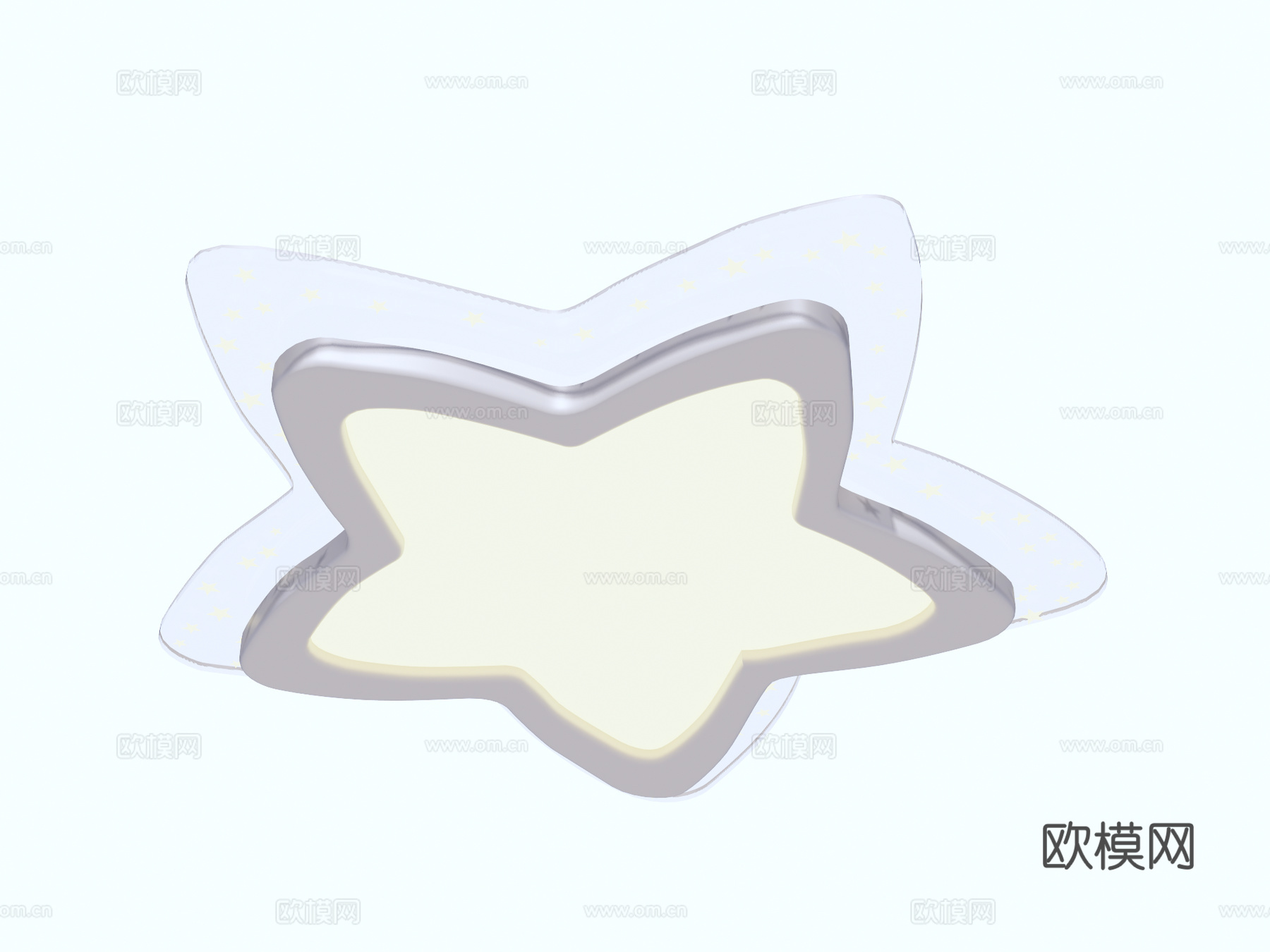 吸顶灯 儿童吸顶灯su模型